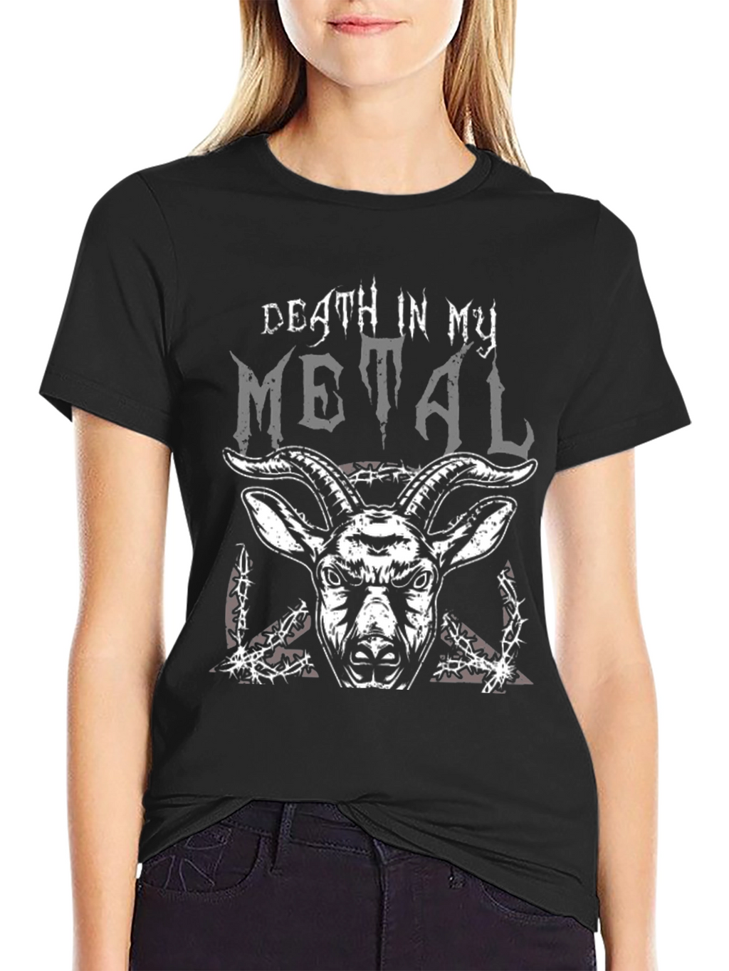 Death in My Metal Graphic T-Shirt