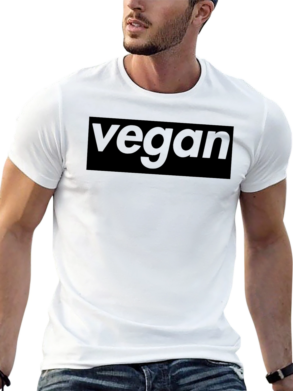 Vegan Statement Black T-Shirt