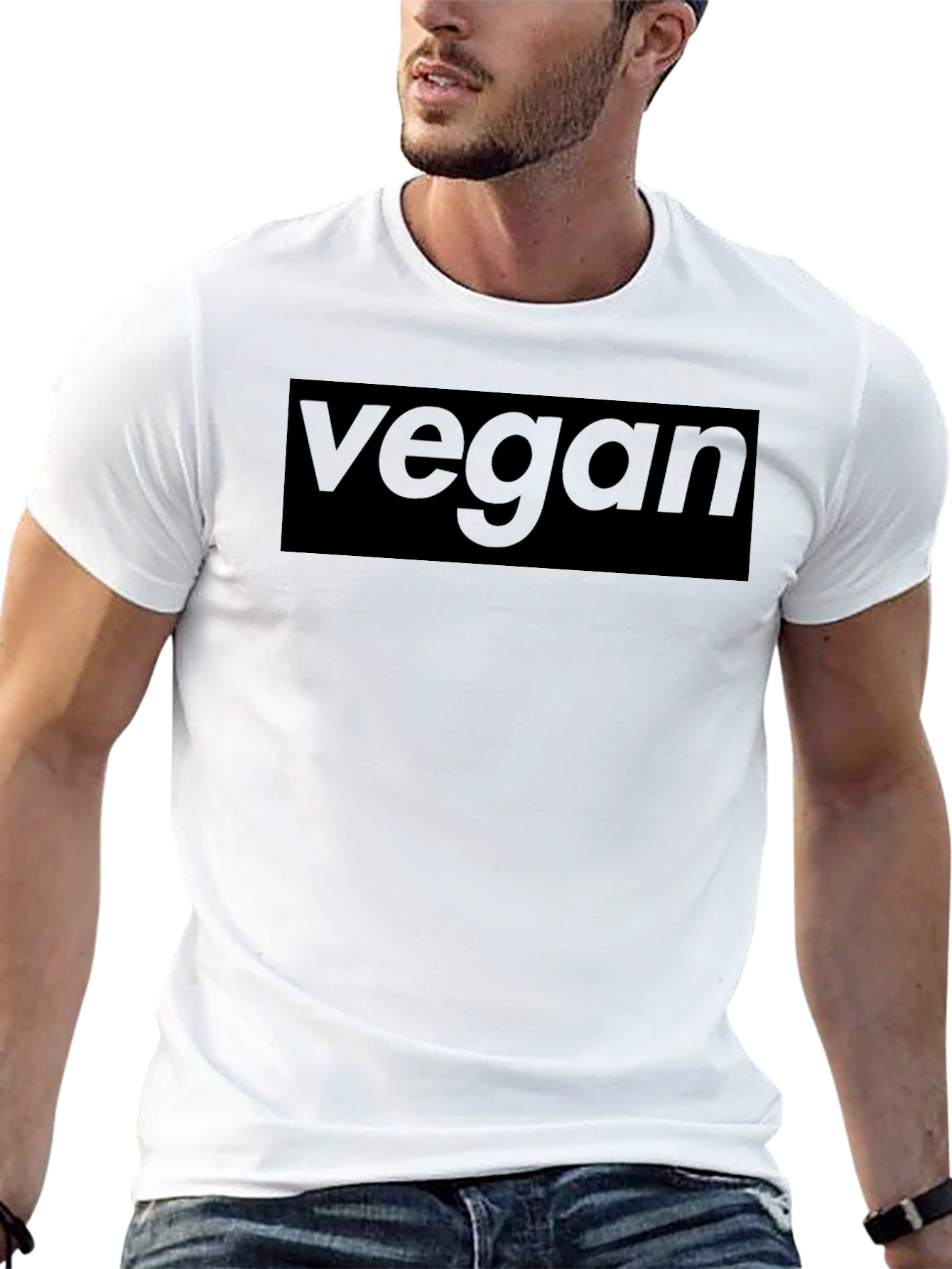 Vegan Statement Black T-Shirt
