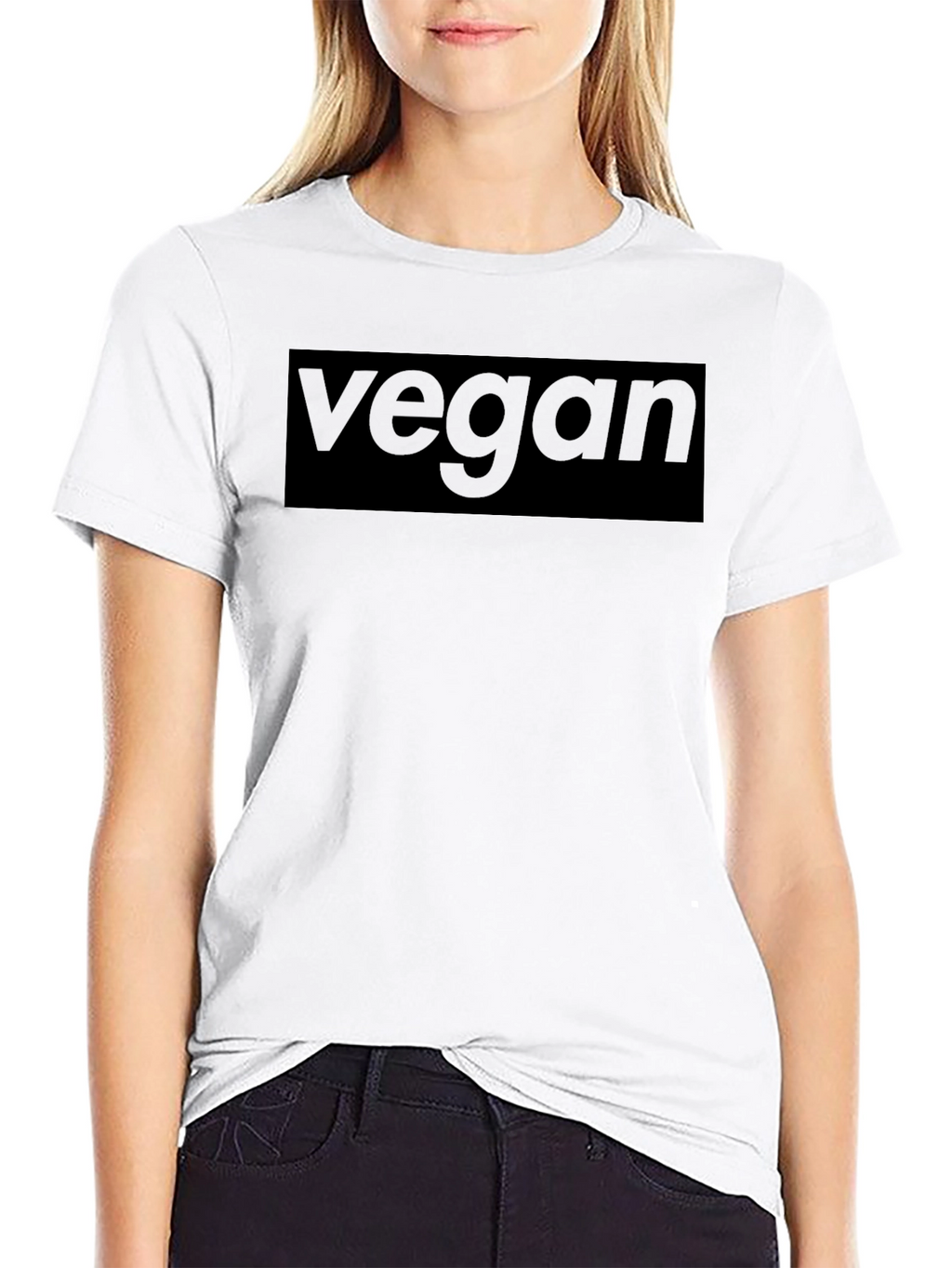 Vegan Statement Black T-Shirt