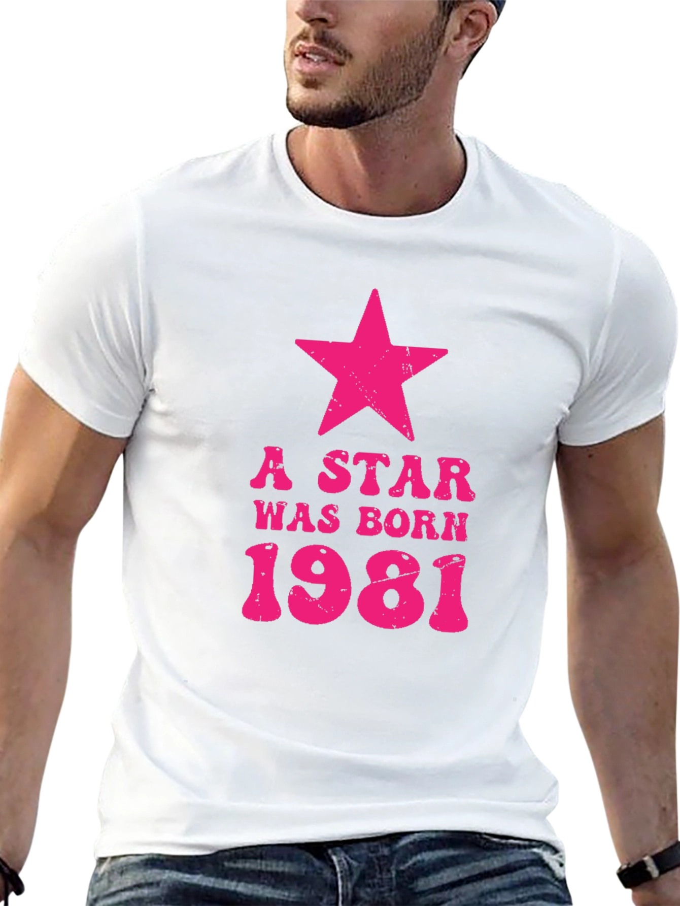 A Star Was Born 1981 Birthday T-Shirt