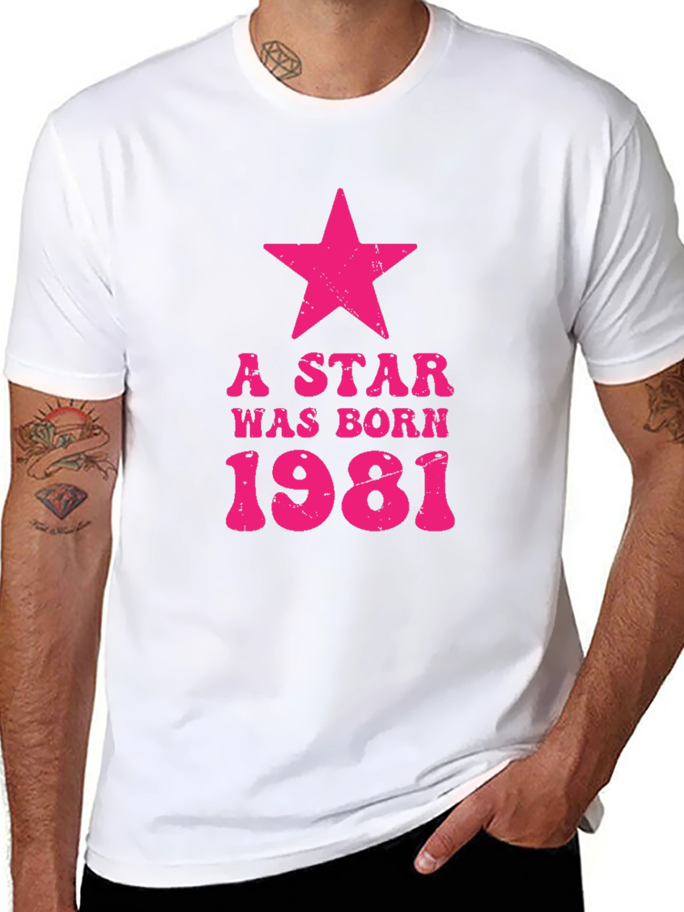 A Star Was Born 1981 Birthday T-Shirt