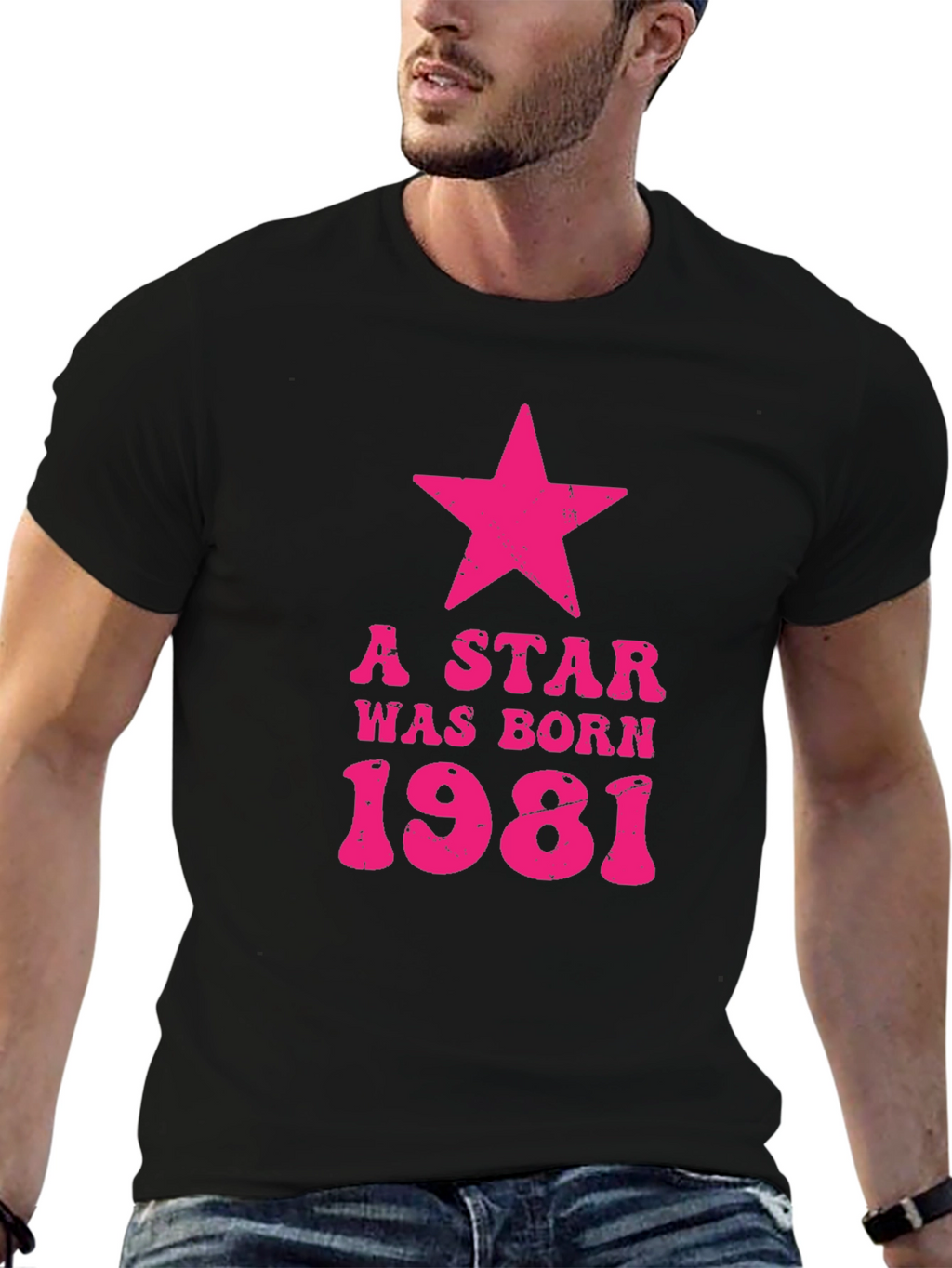 A Star Was Born 1981 Birthday T-Shirt
