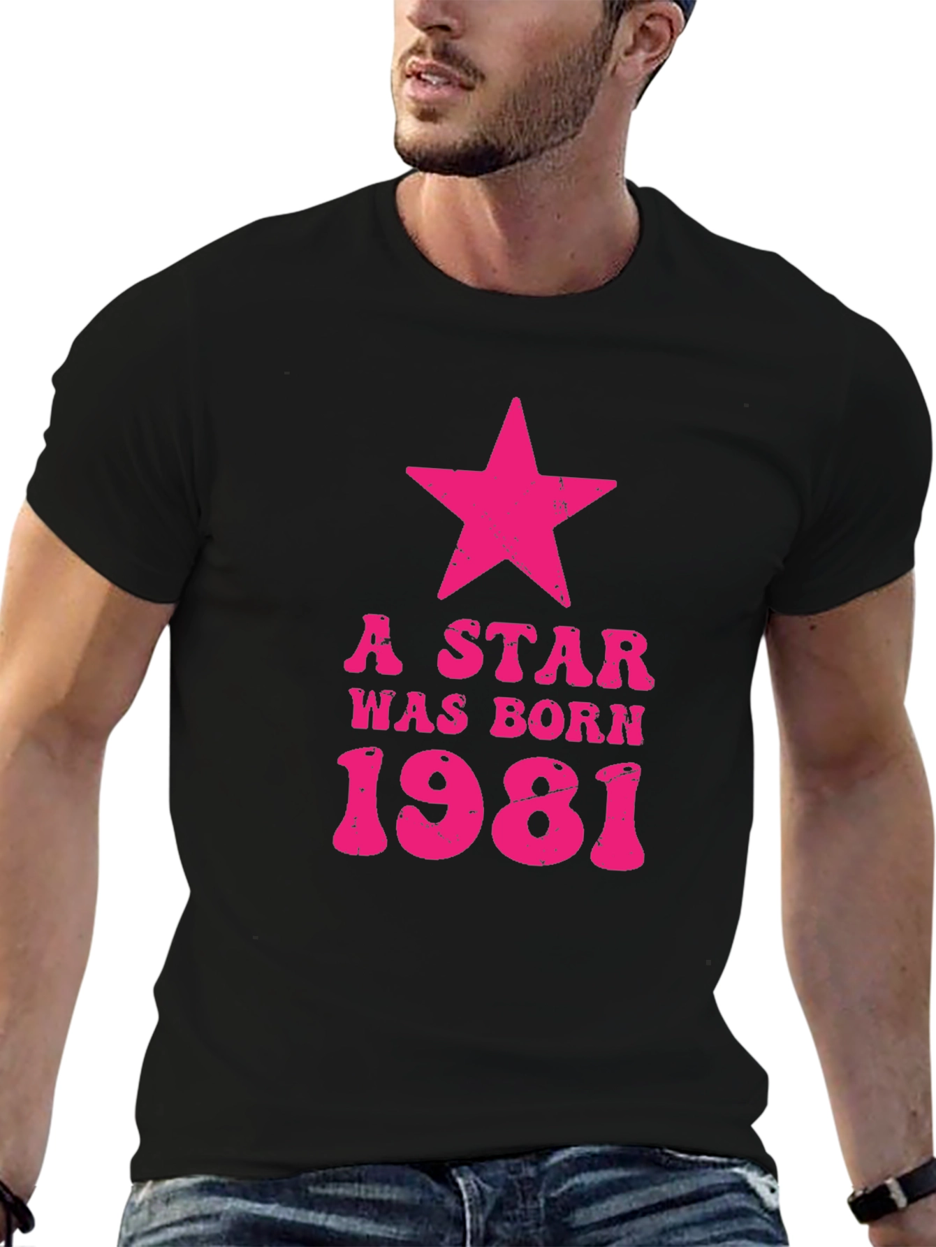A Star Was Born 1981 Birthday T-Shirt