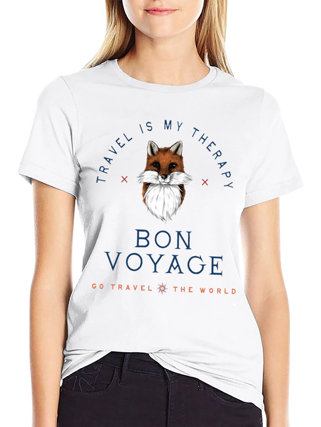Travel Therapy Fox Graphic Tee