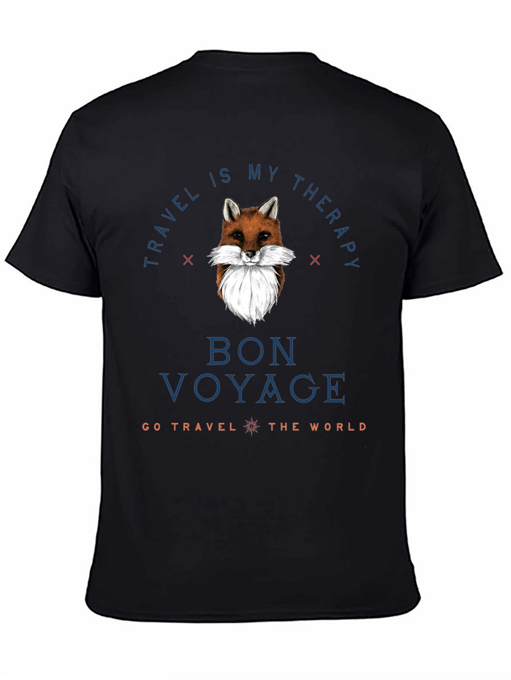 Travel Therapy Fox Graphic Tee
