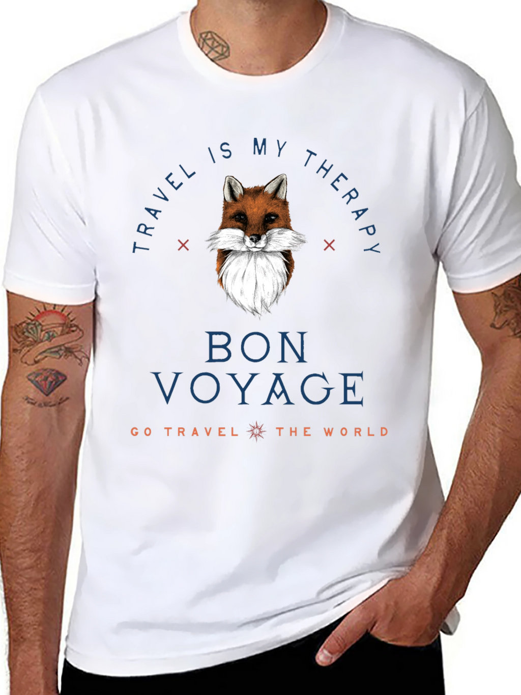 Travel Therapy Fox Graphic Tee