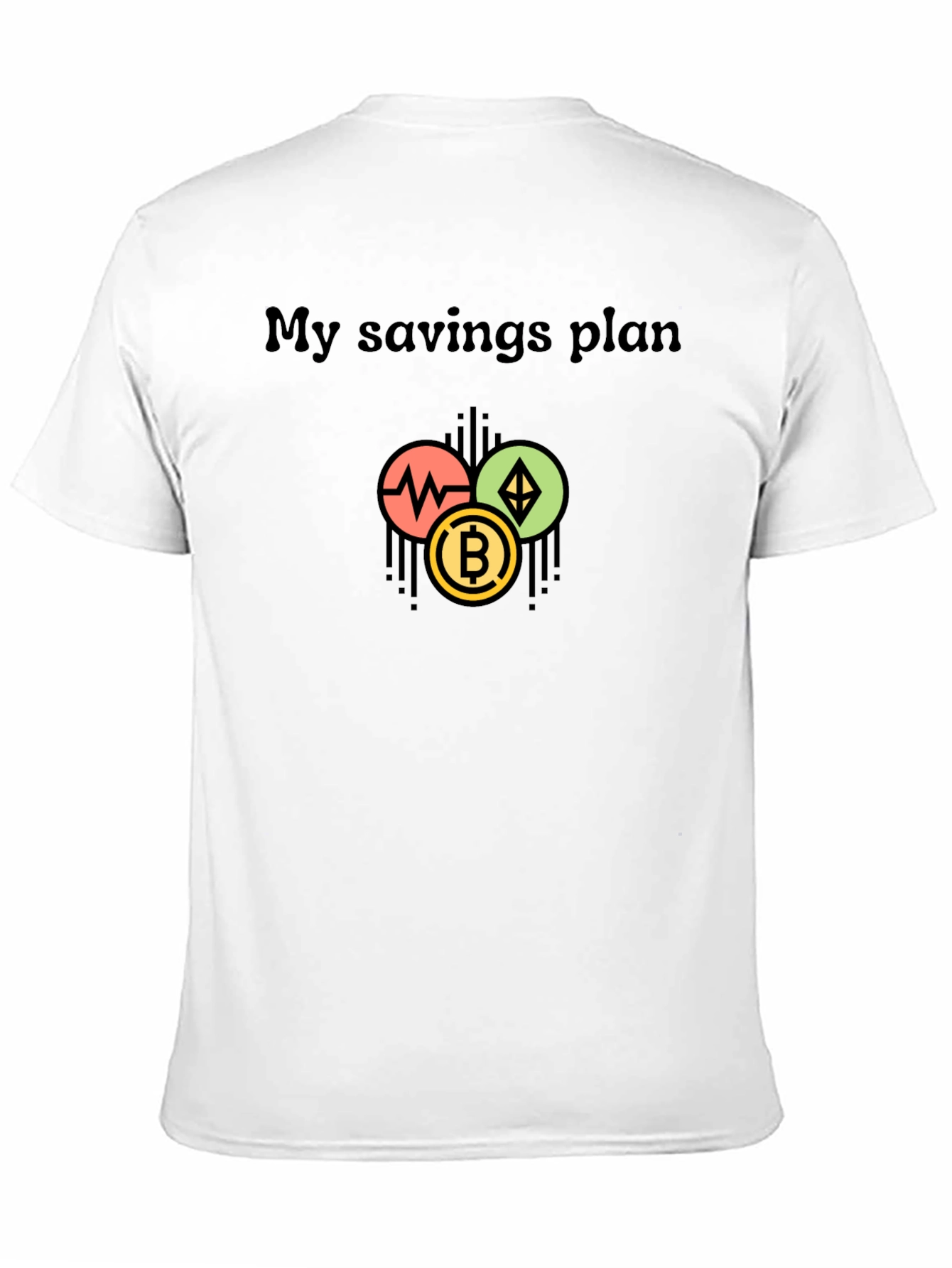 Crypto Savings Plan Black T-Shirt