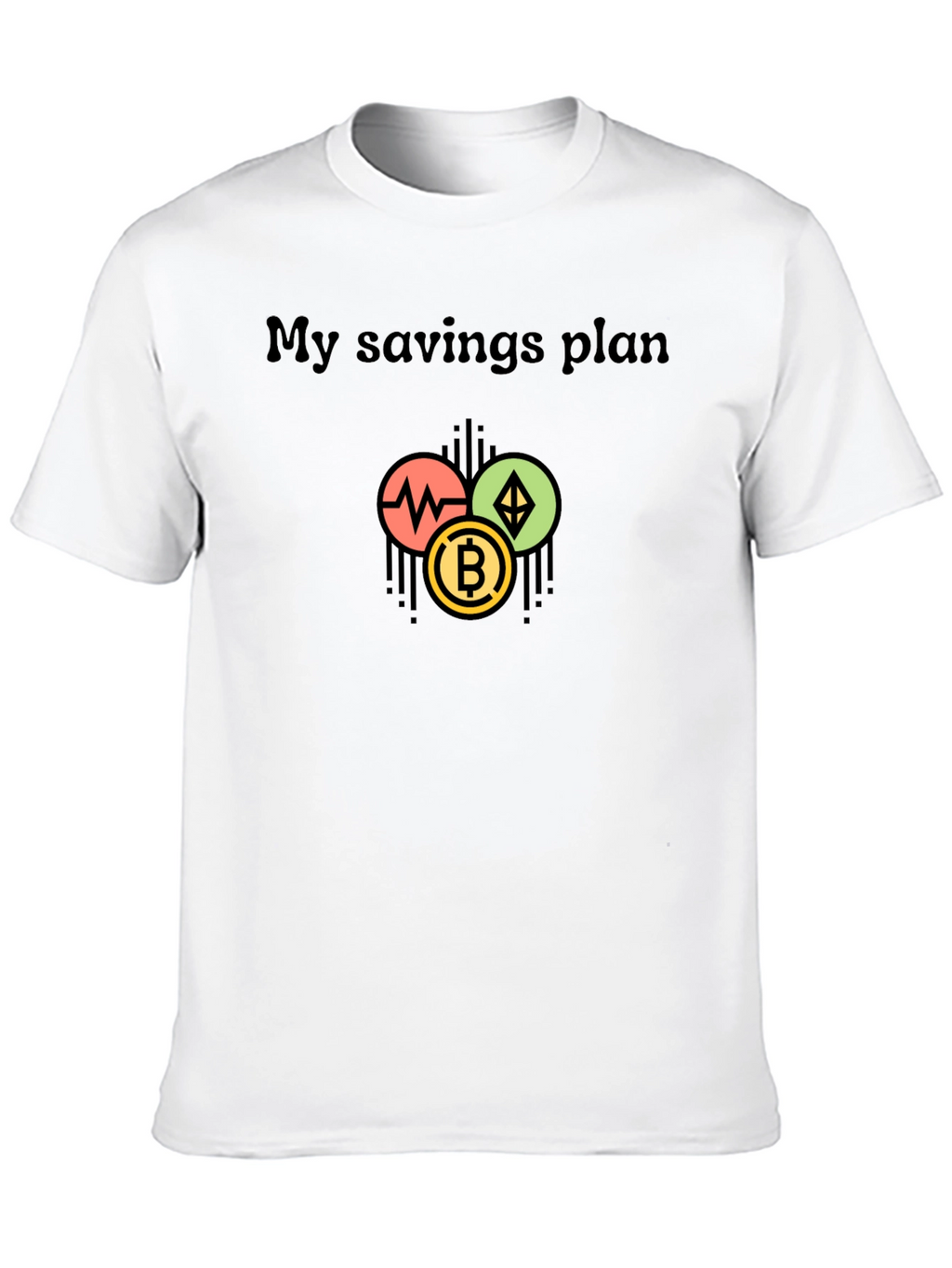 Crypto Savings Plan Black T-Shirt