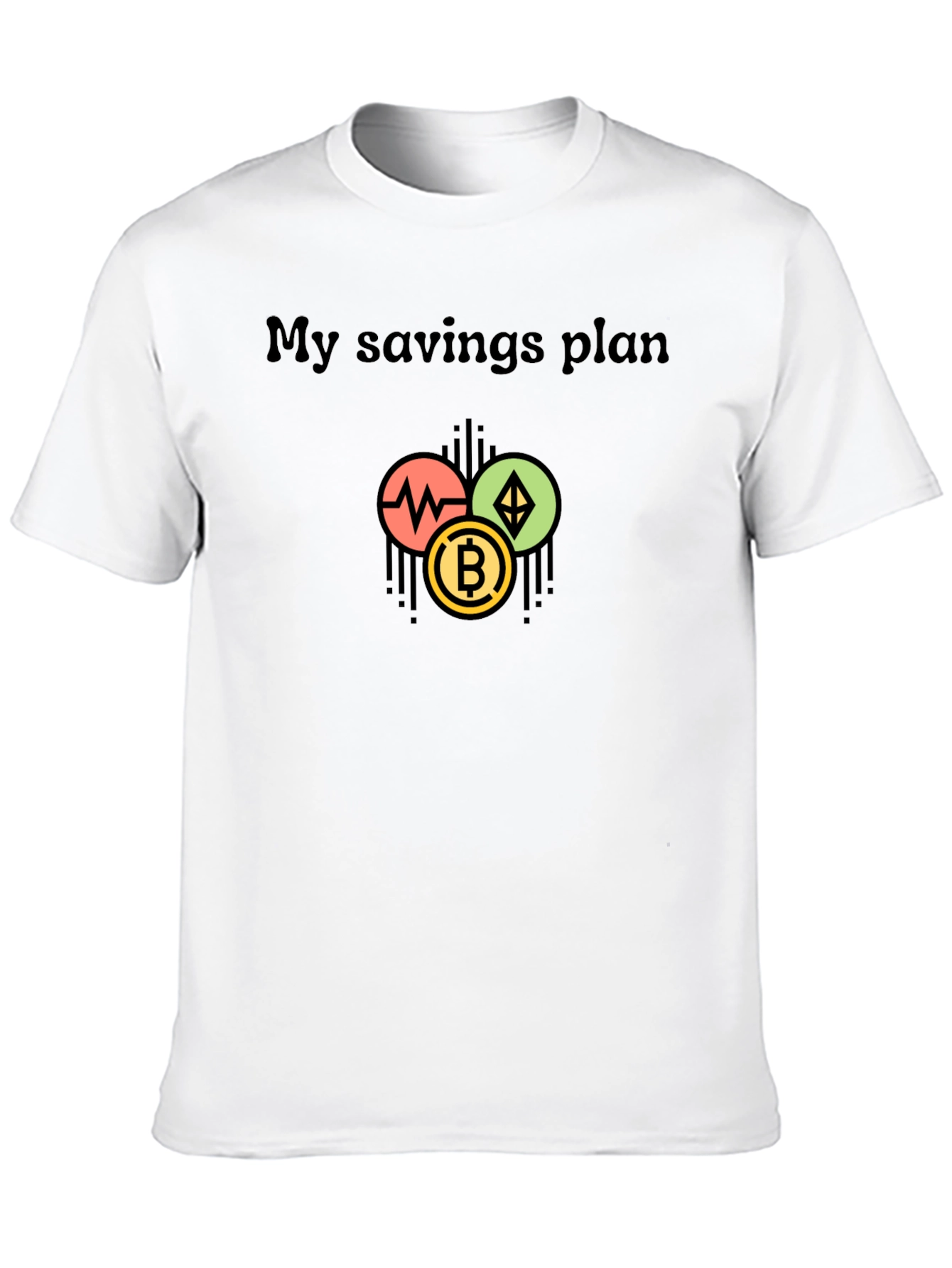Crypto Savings Plan Black T-Shirt