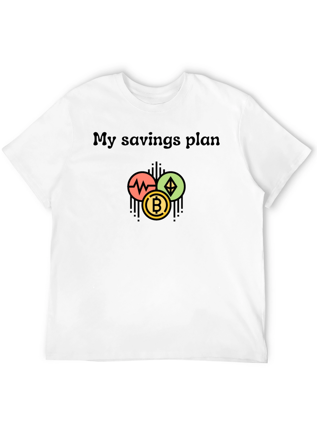 Crypto Savings Plan Black T-Shirt