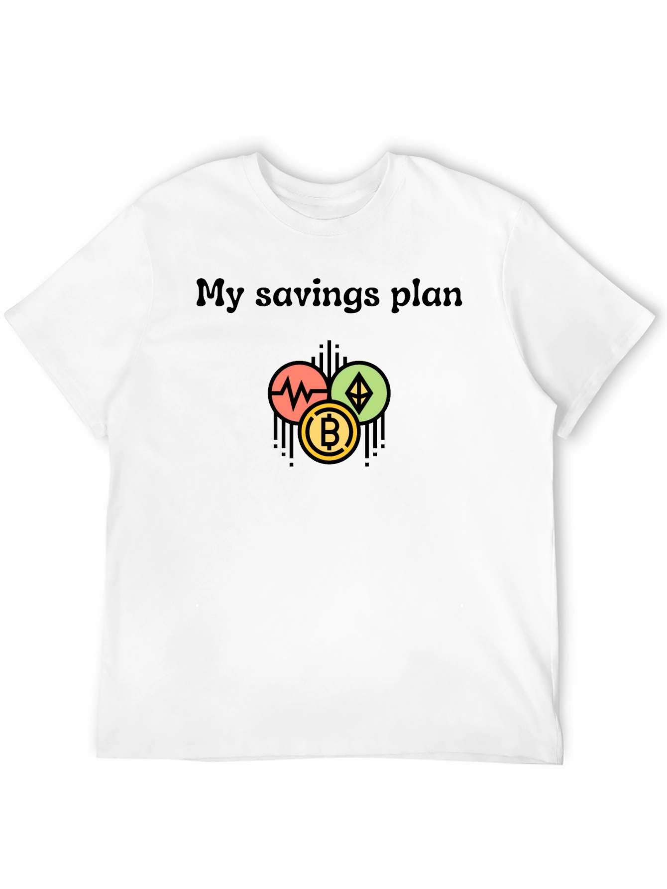 Crypto Savings Plan Black T-Shirt