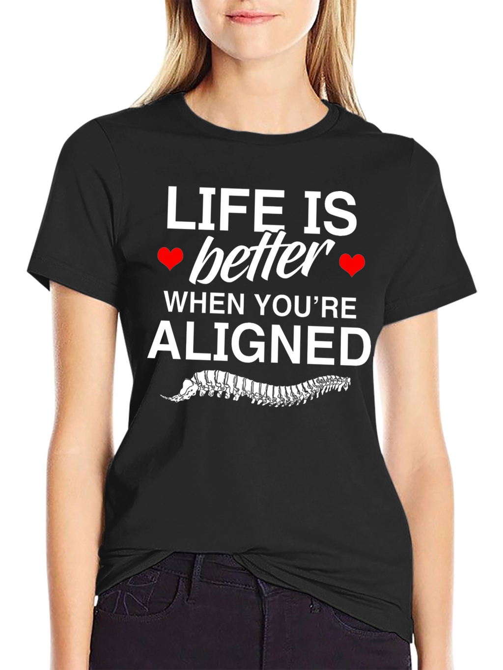 Chiropractor T-Shirt - Life is Better Aligned