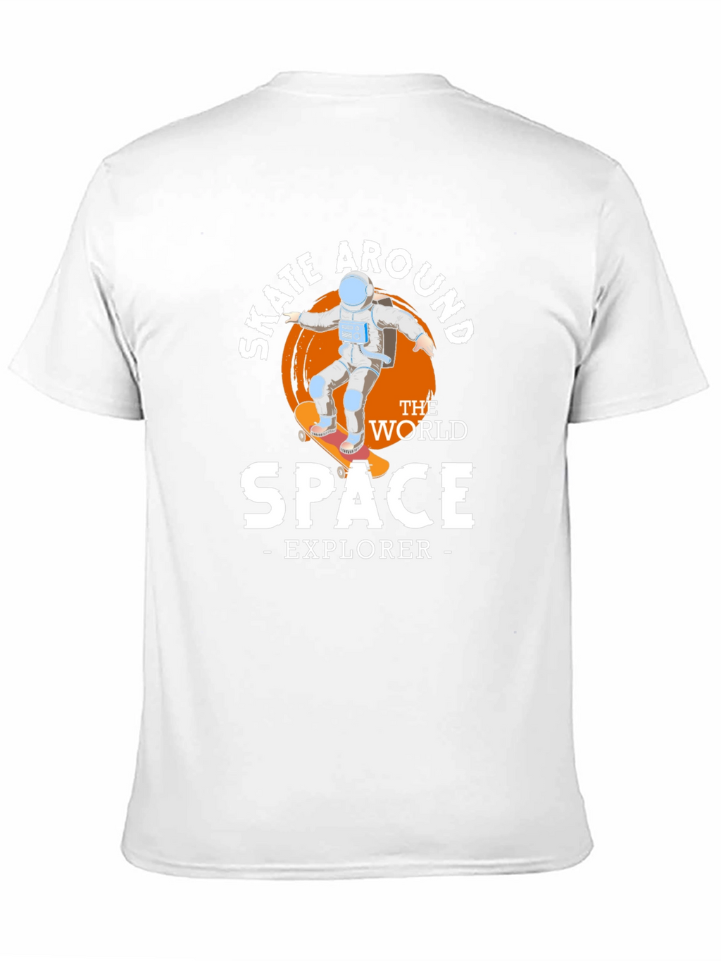 Skate Around Space Explorer Graphic T-Shirt