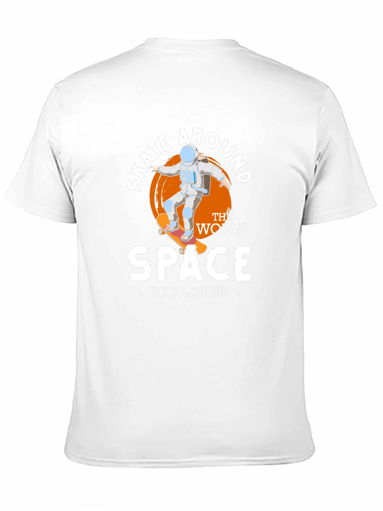 Skate Around Space Explorer Graphic T-Shirt