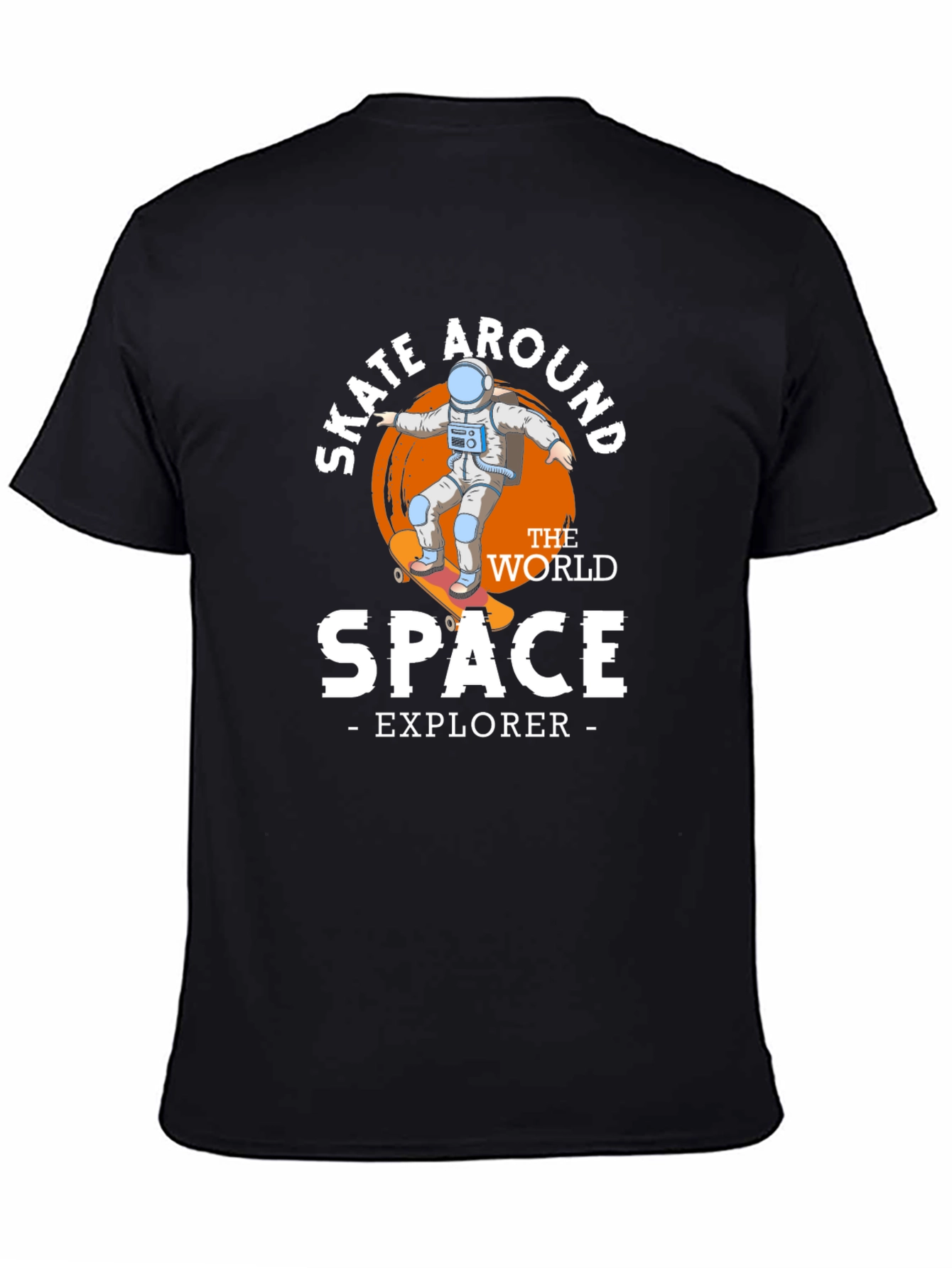 Skate Around Space Explorer Graphic T-Shirt