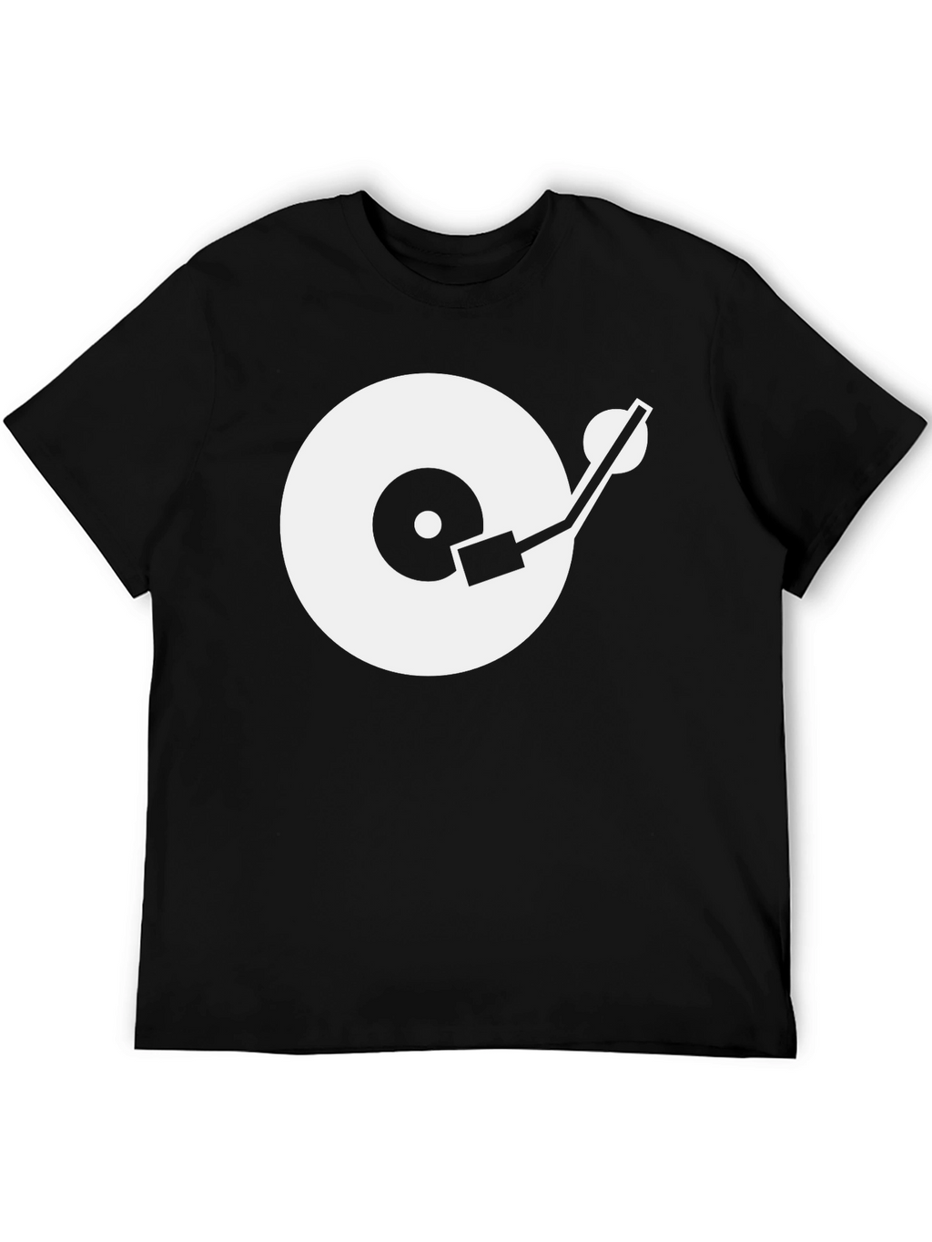 Turntable Graphic T-Shirt - Black