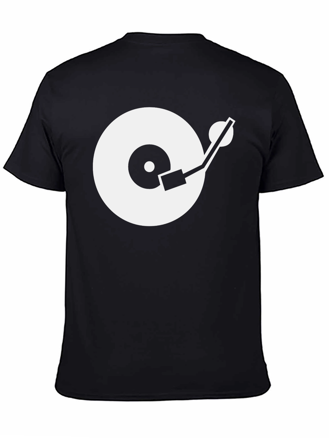 Turntable Graphic T-Shirt - Black