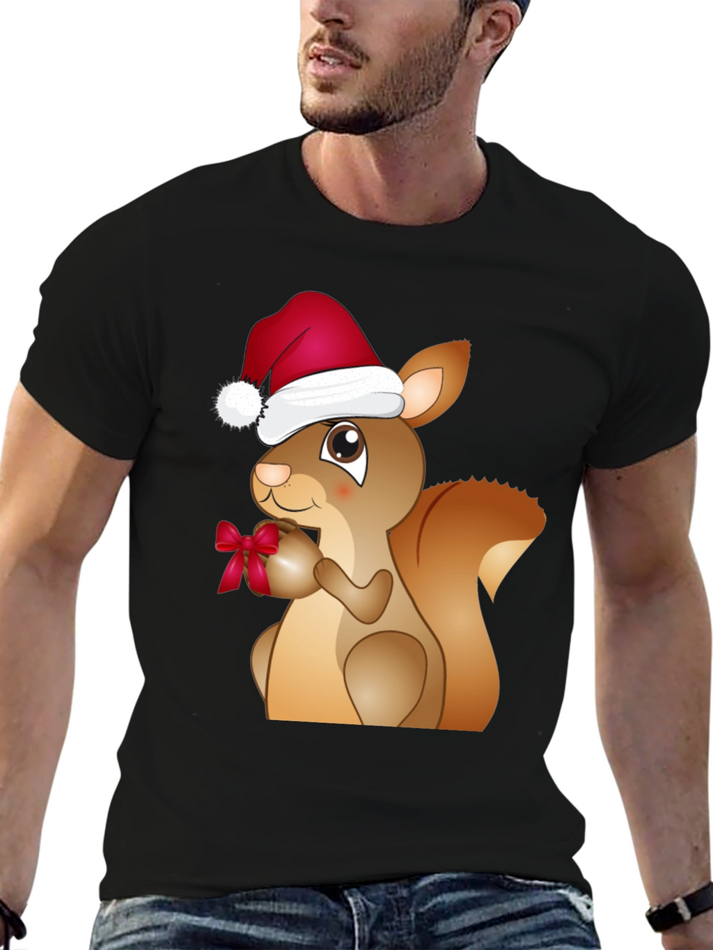 Festive Squirrel T-Shirt