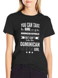 Dominican Republic Girl T-Shirt