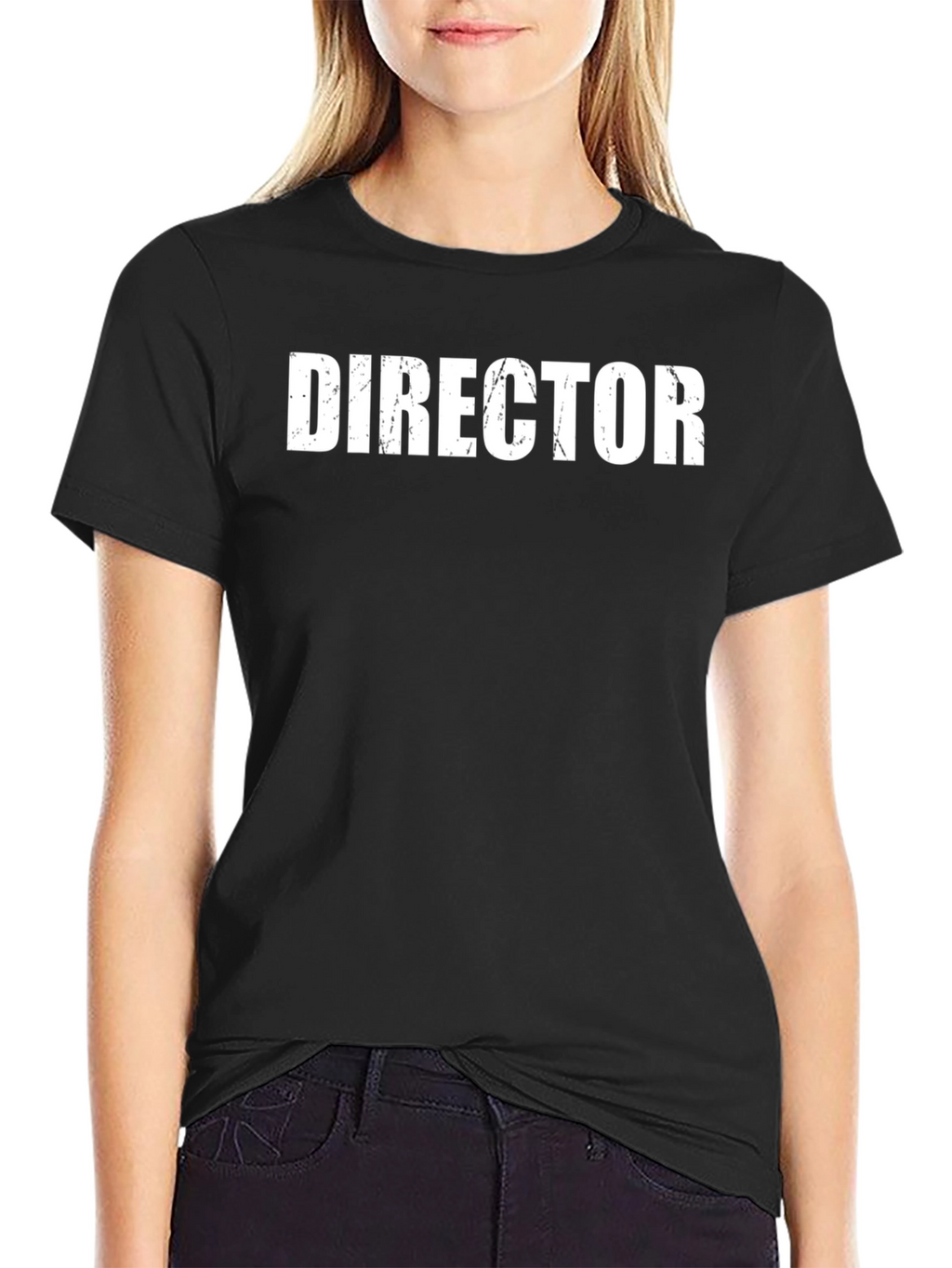 Director Graphic Tee - Black Crewneck T-Shirt