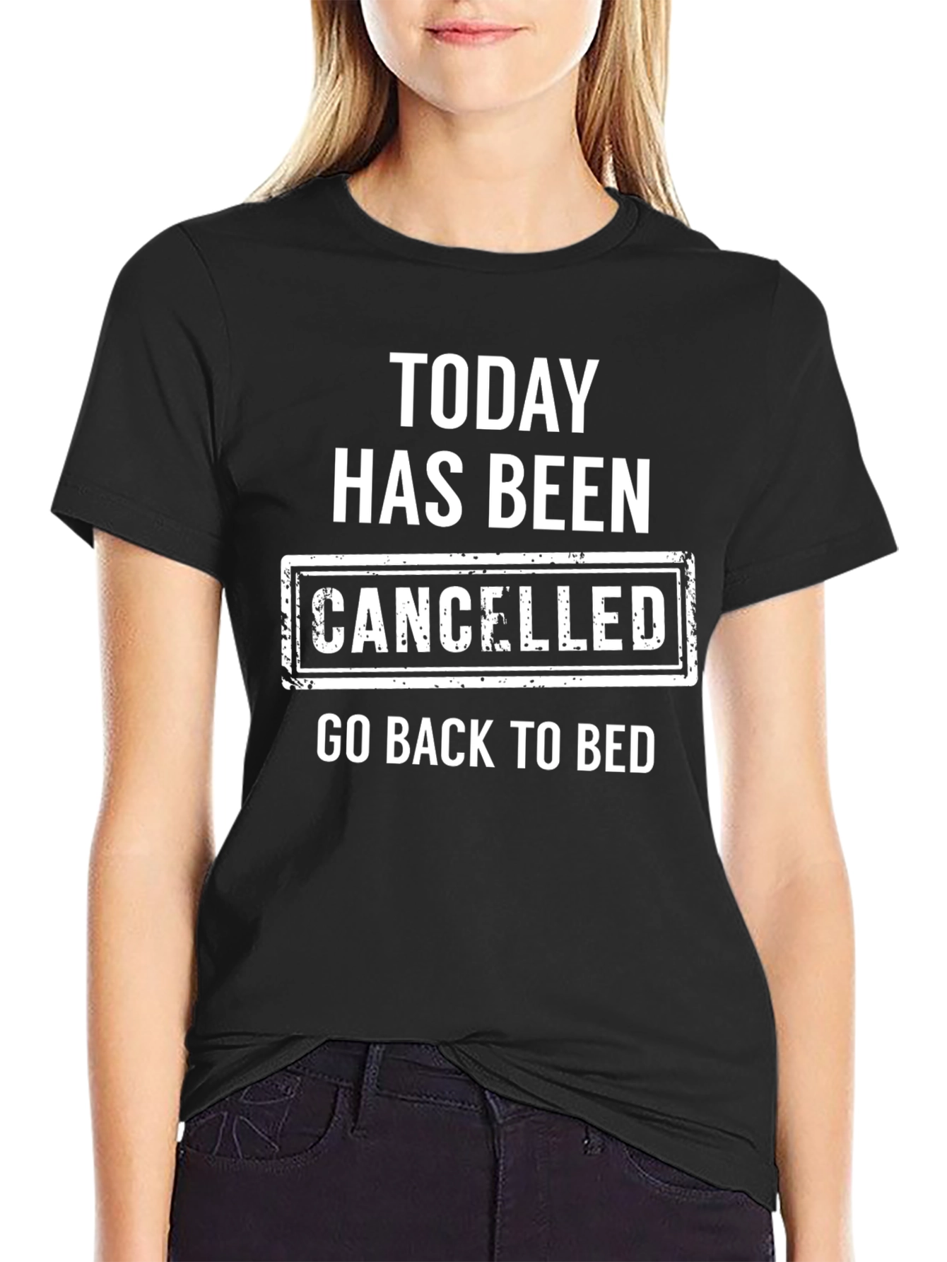 Today Cancelled T-Shirt: Funny Slogan Tee