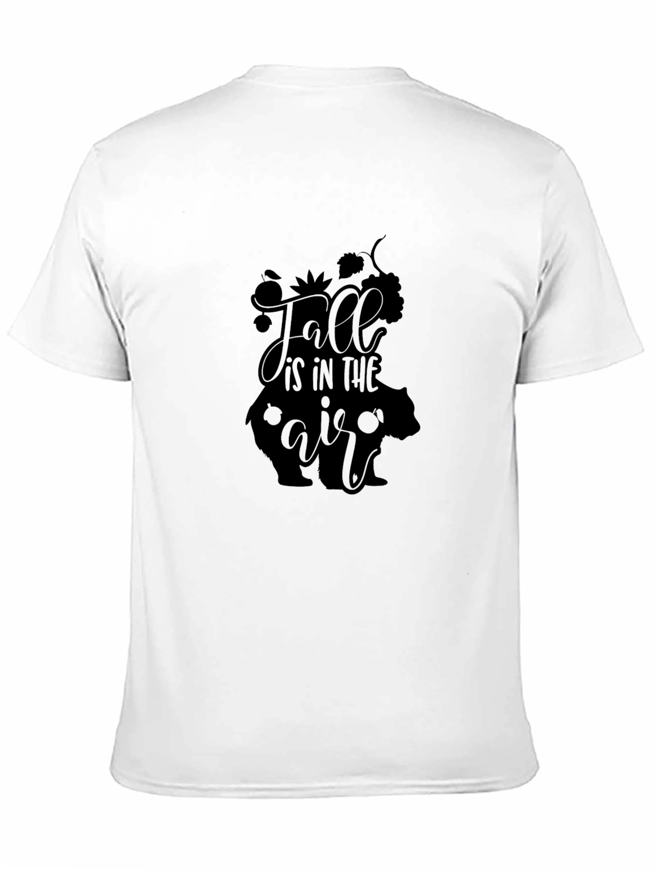 Fall is in the Air Graphic Tee - Black