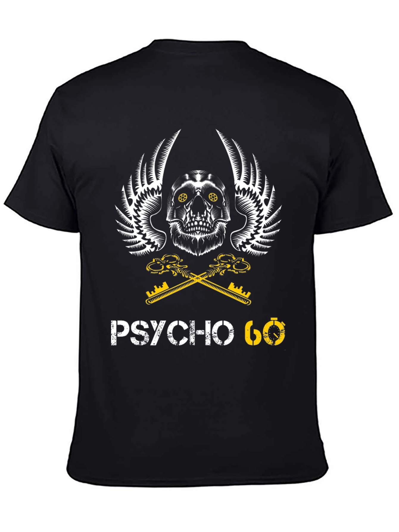 Psycho 60 Graphic T-Shirt - Skull & Keys