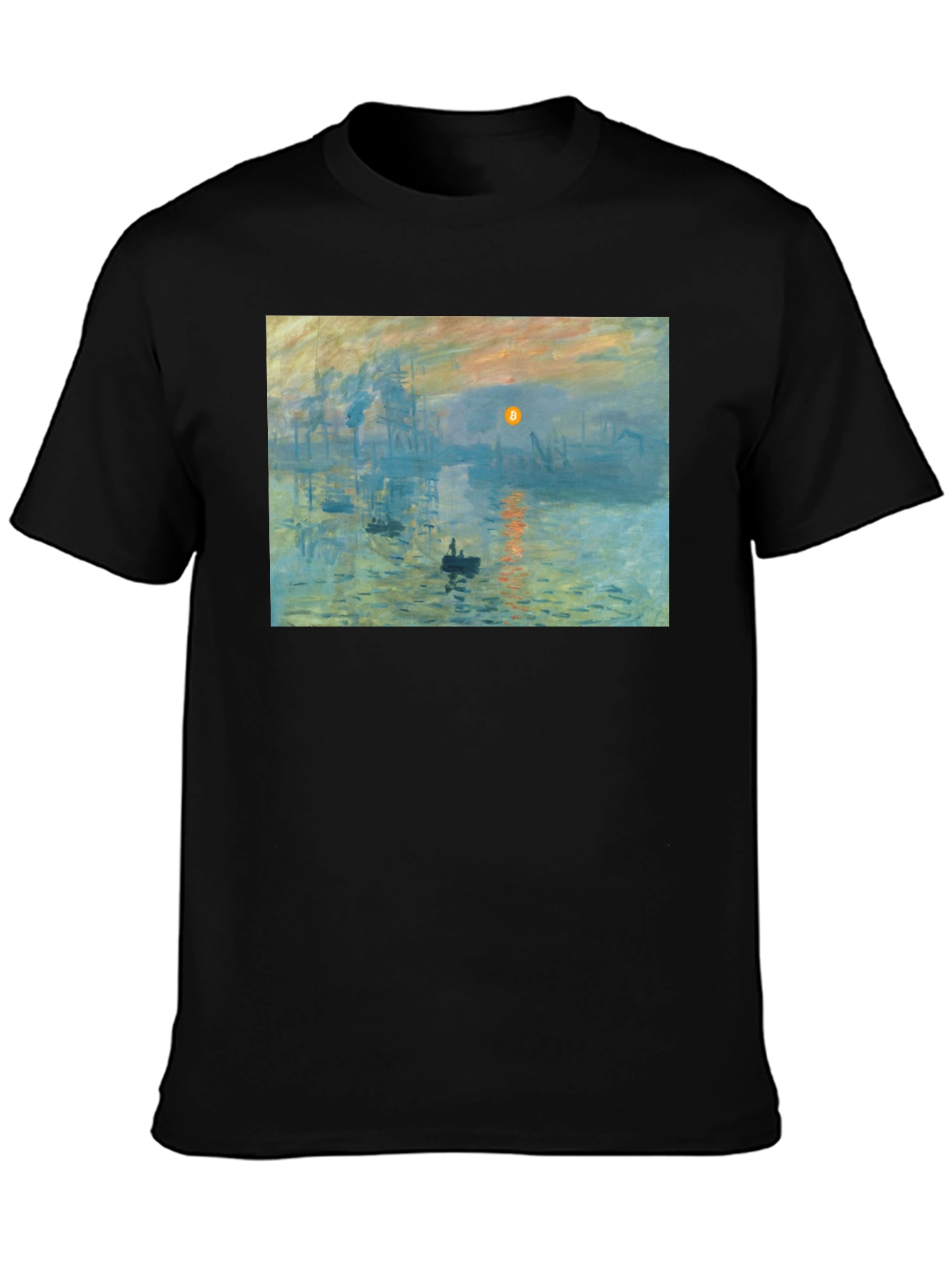 Monet Impression Sunrise Art T-Shirt