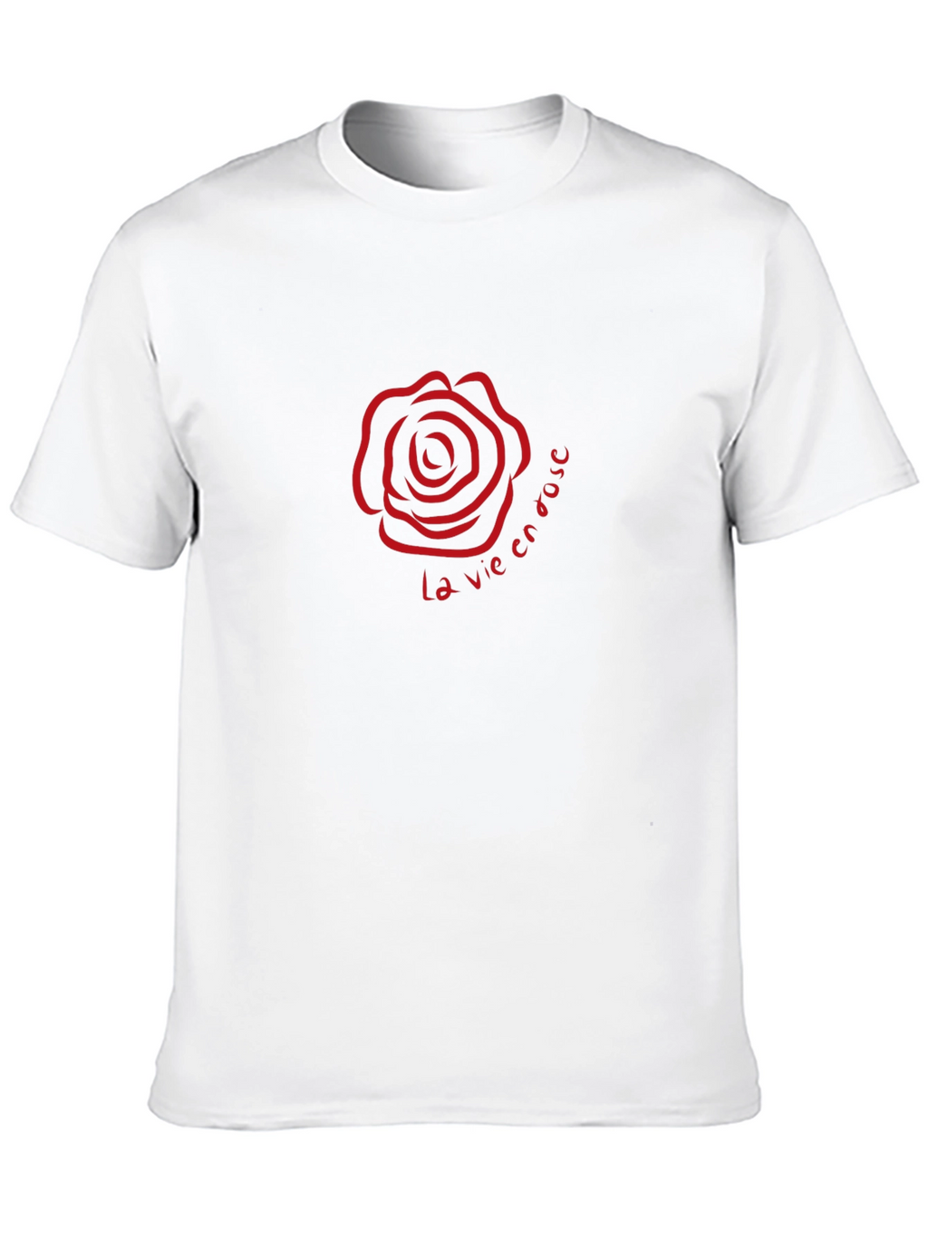 La Vie En Rose Black T-Shirt