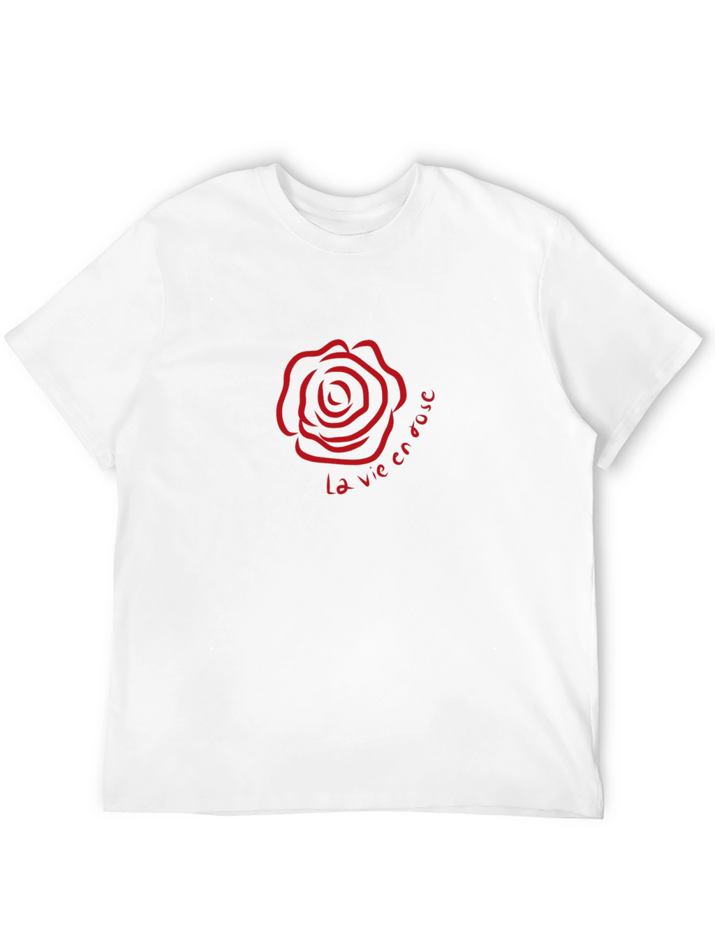 La Vie En Rose Black T-Shirt