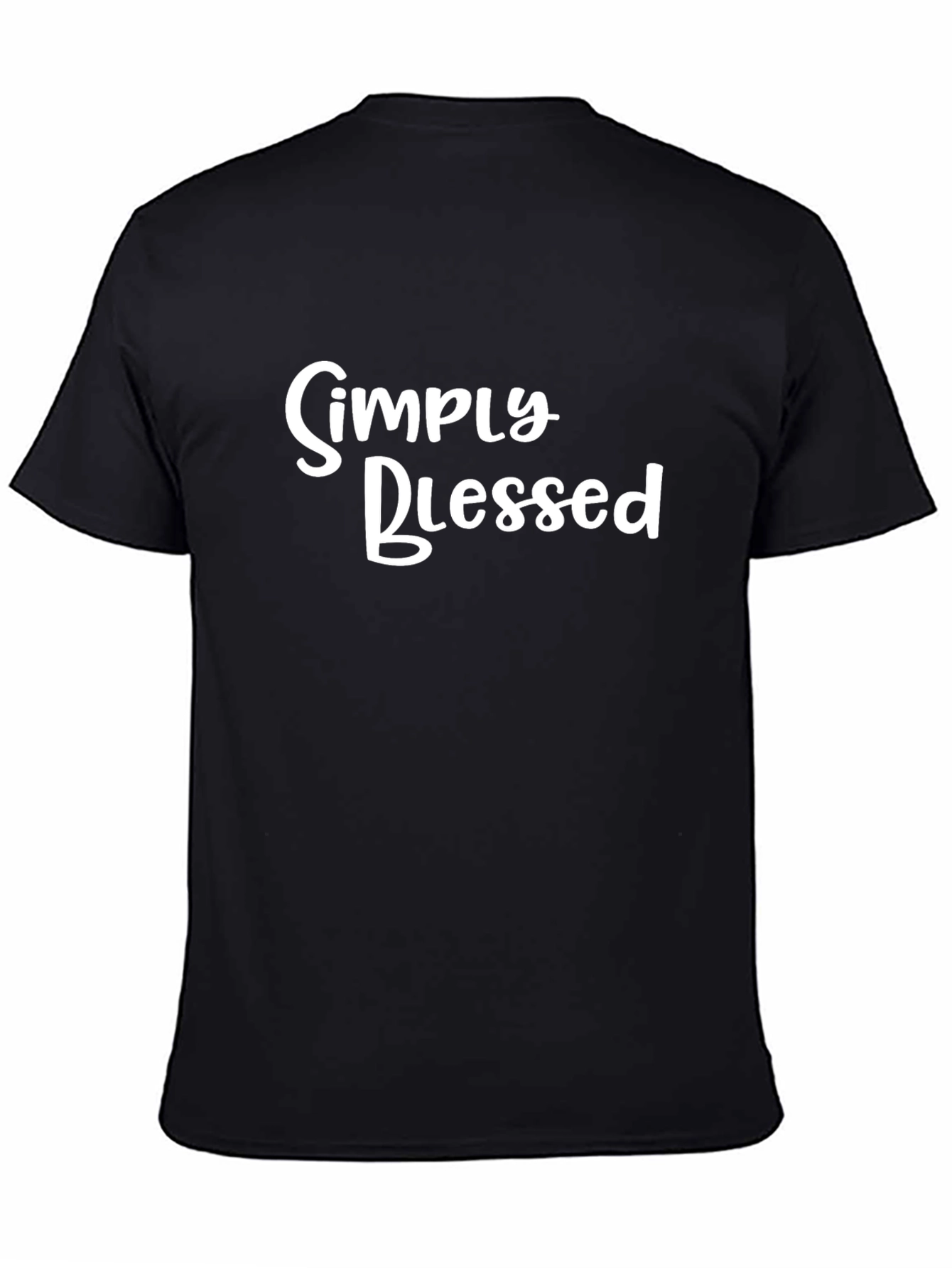 Simply Blessed Black Graphic Tee