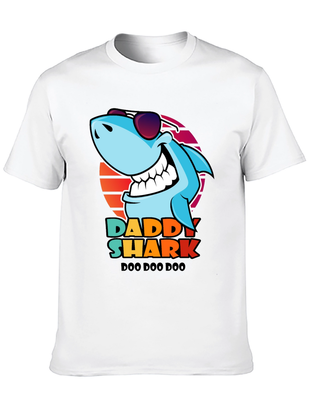 Daddy Shark Doo Doo Doo T-Shirt - Black