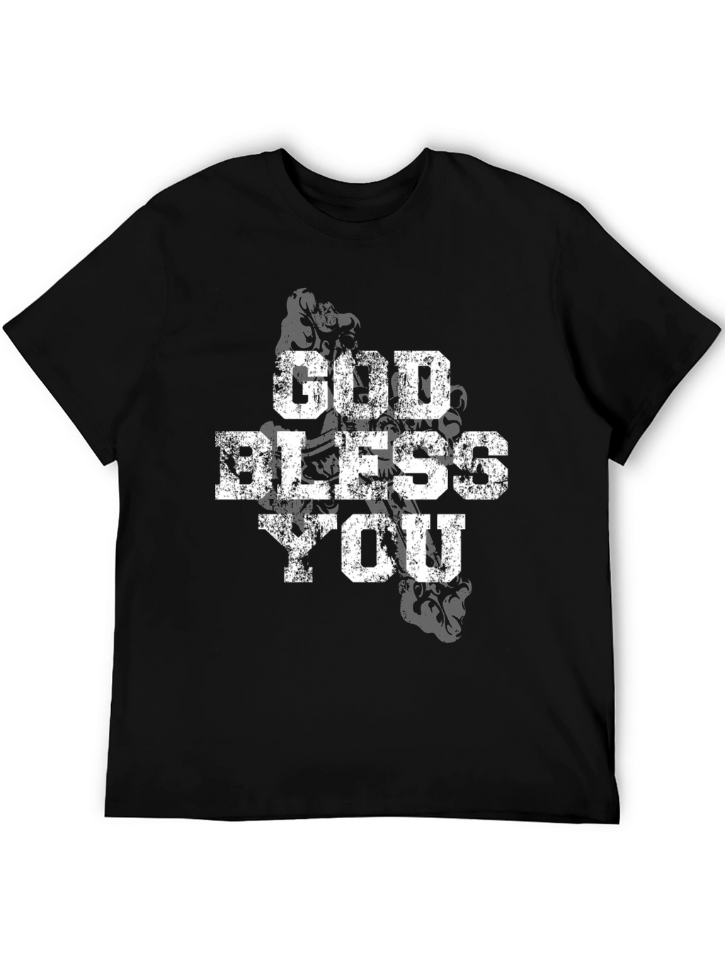 God Bless You Black Graphic Tee