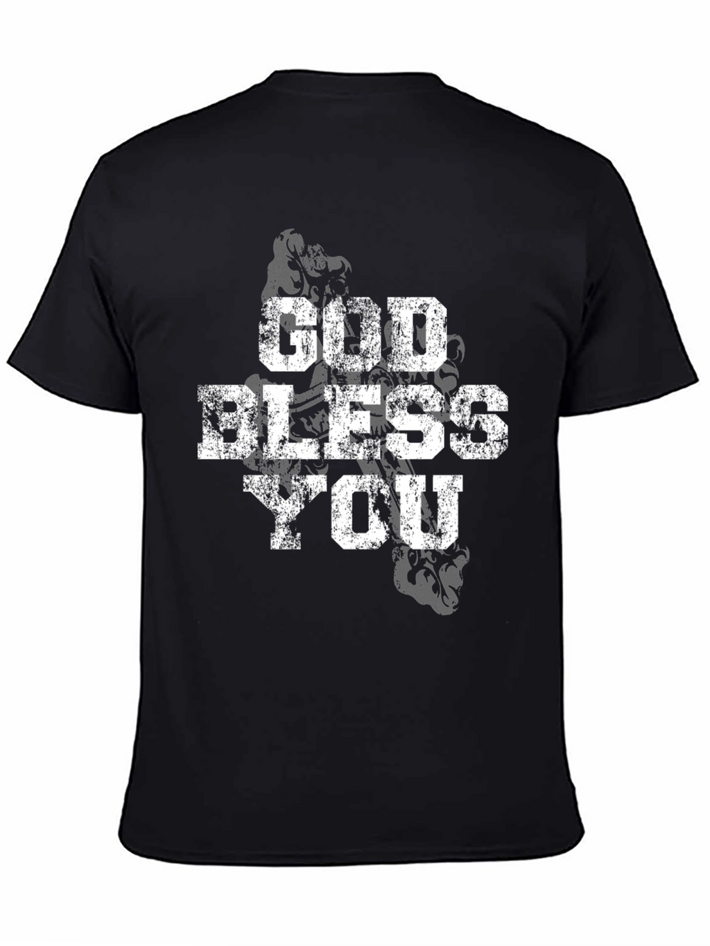 God Bless You Black Graphic Tee