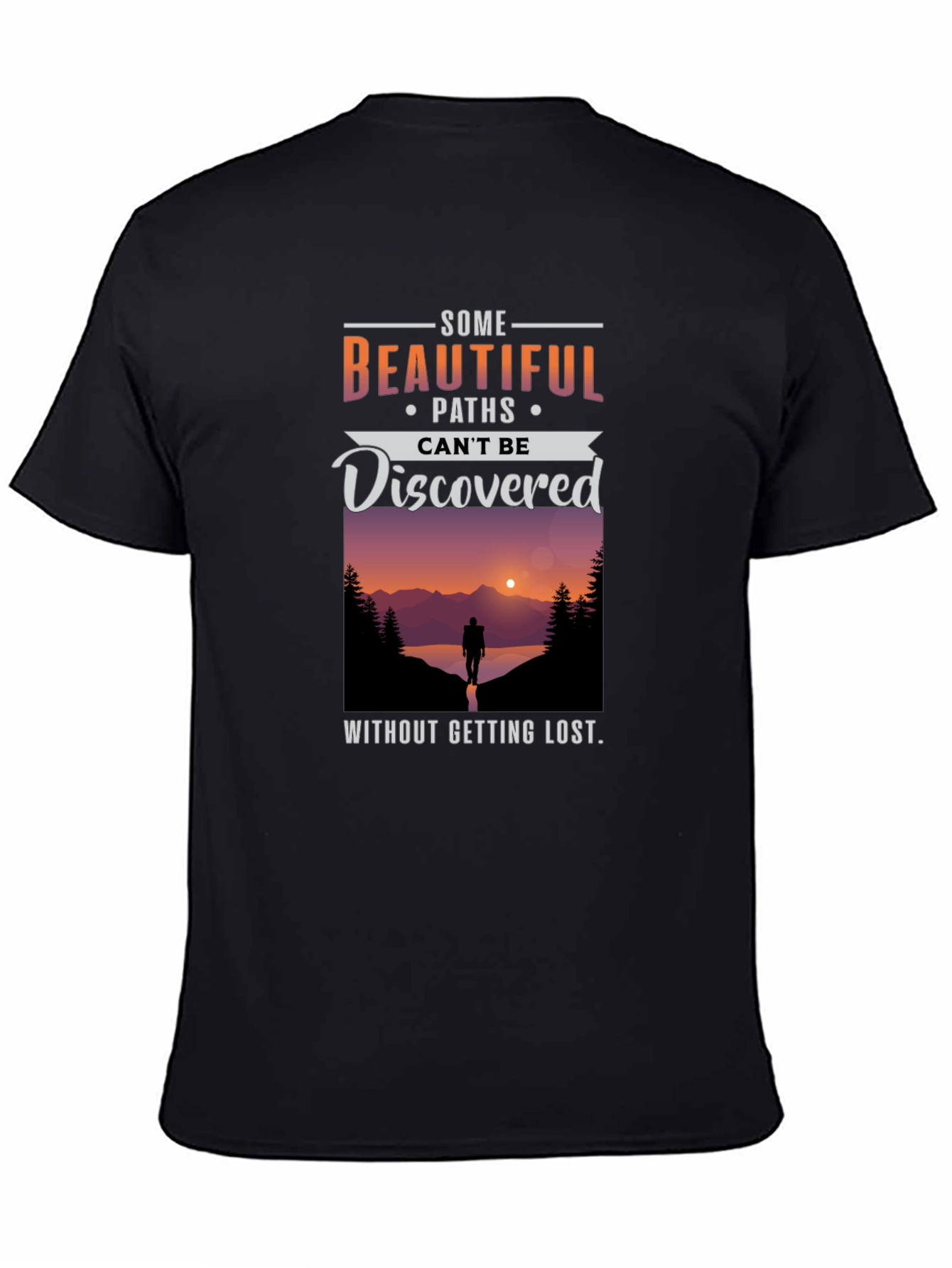 Inspirational Graphic T-Shirt - Paths Discovered