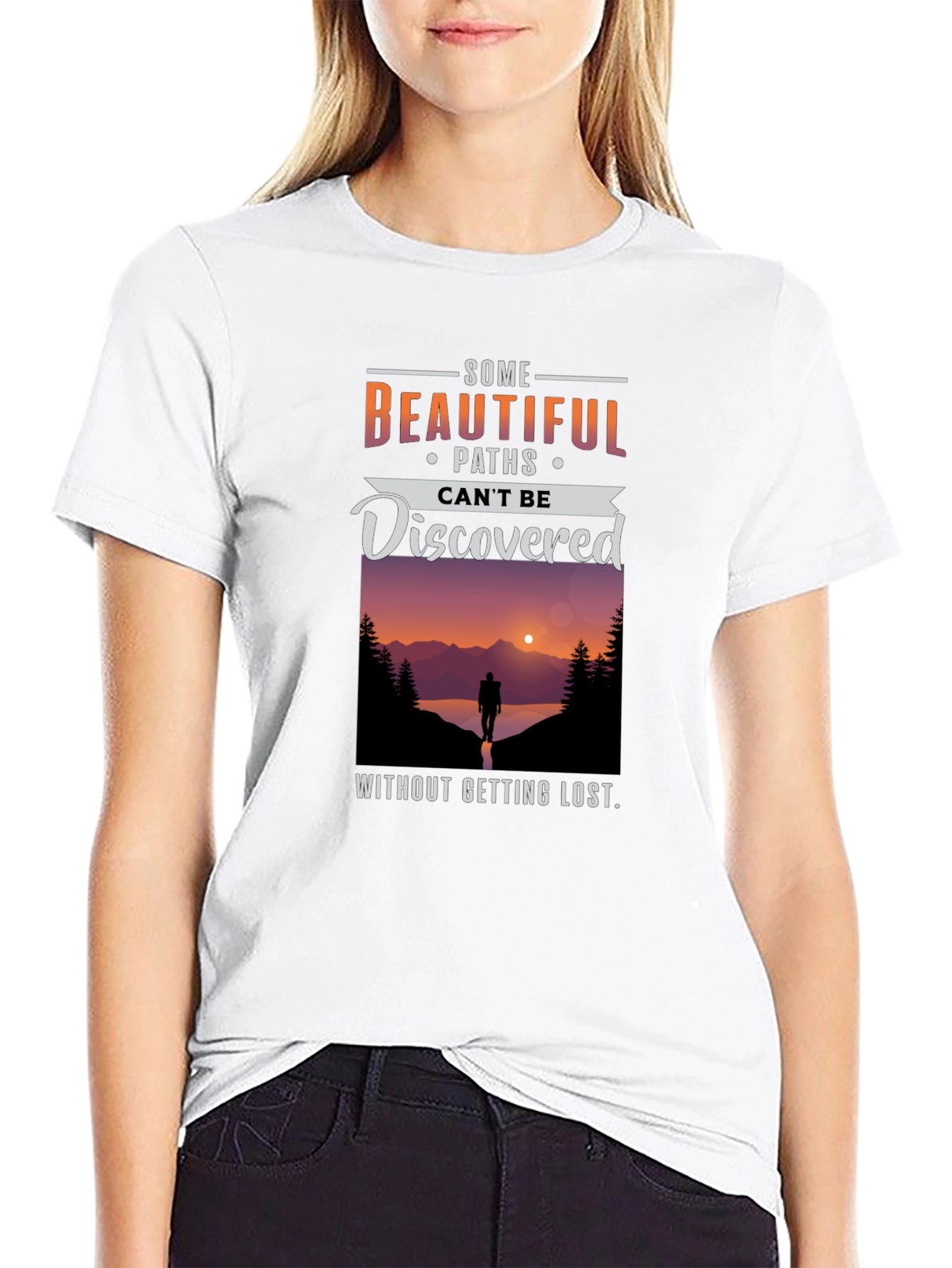 Inspirational Graphic T-Shirt - Paths Discovered