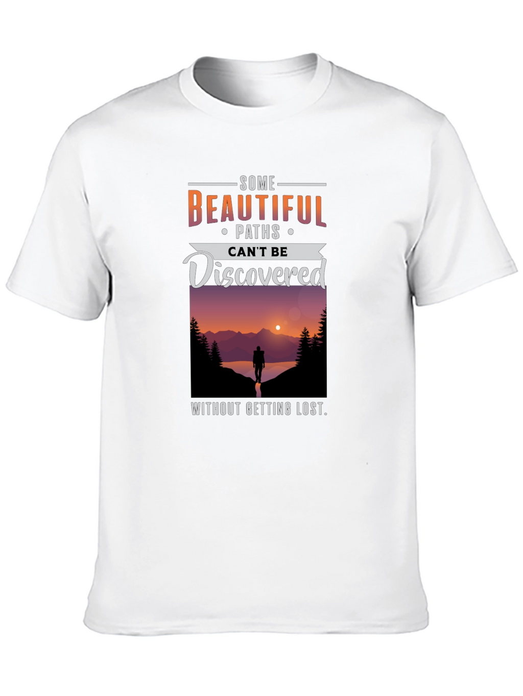 Inspirational Graphic T-Shirt - Paths Discovered