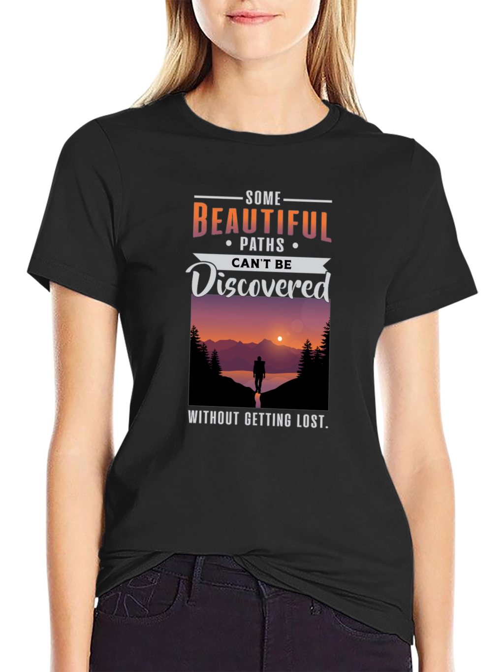 Inspirational Graphic T-Shirt - Paths Discovered