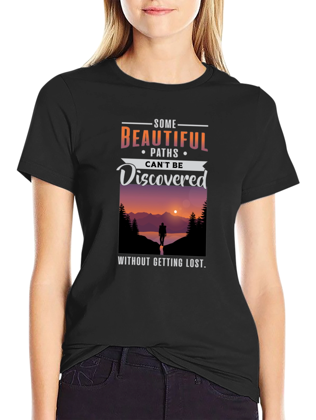 Inspirational Graphic T-Shirt - Paths Discovered