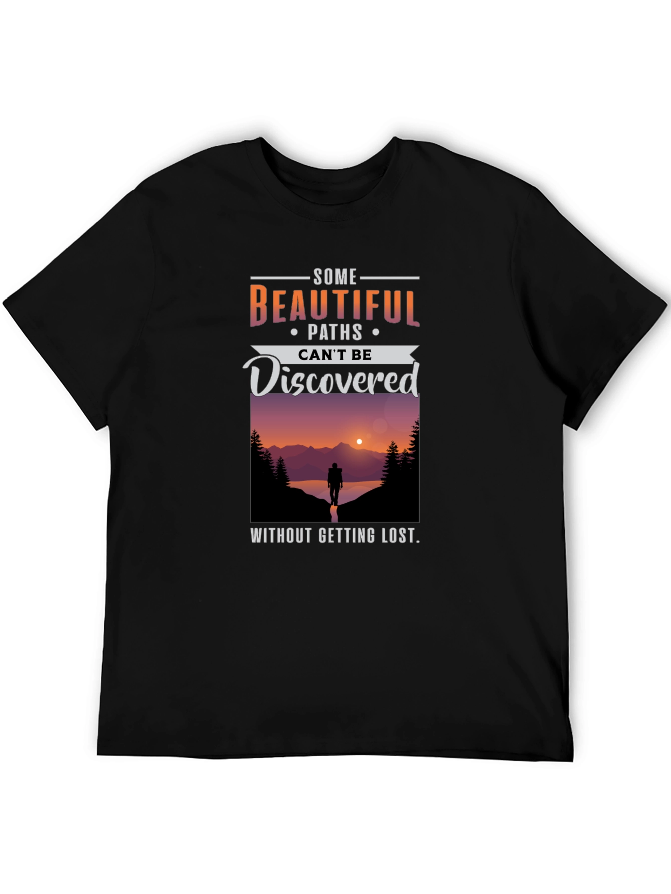 Inspirational Graphic T-Shirt - Paths Discovered