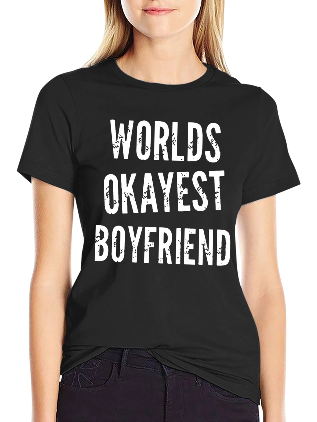 Worlds Okayest Boyfriend Graphic Tee