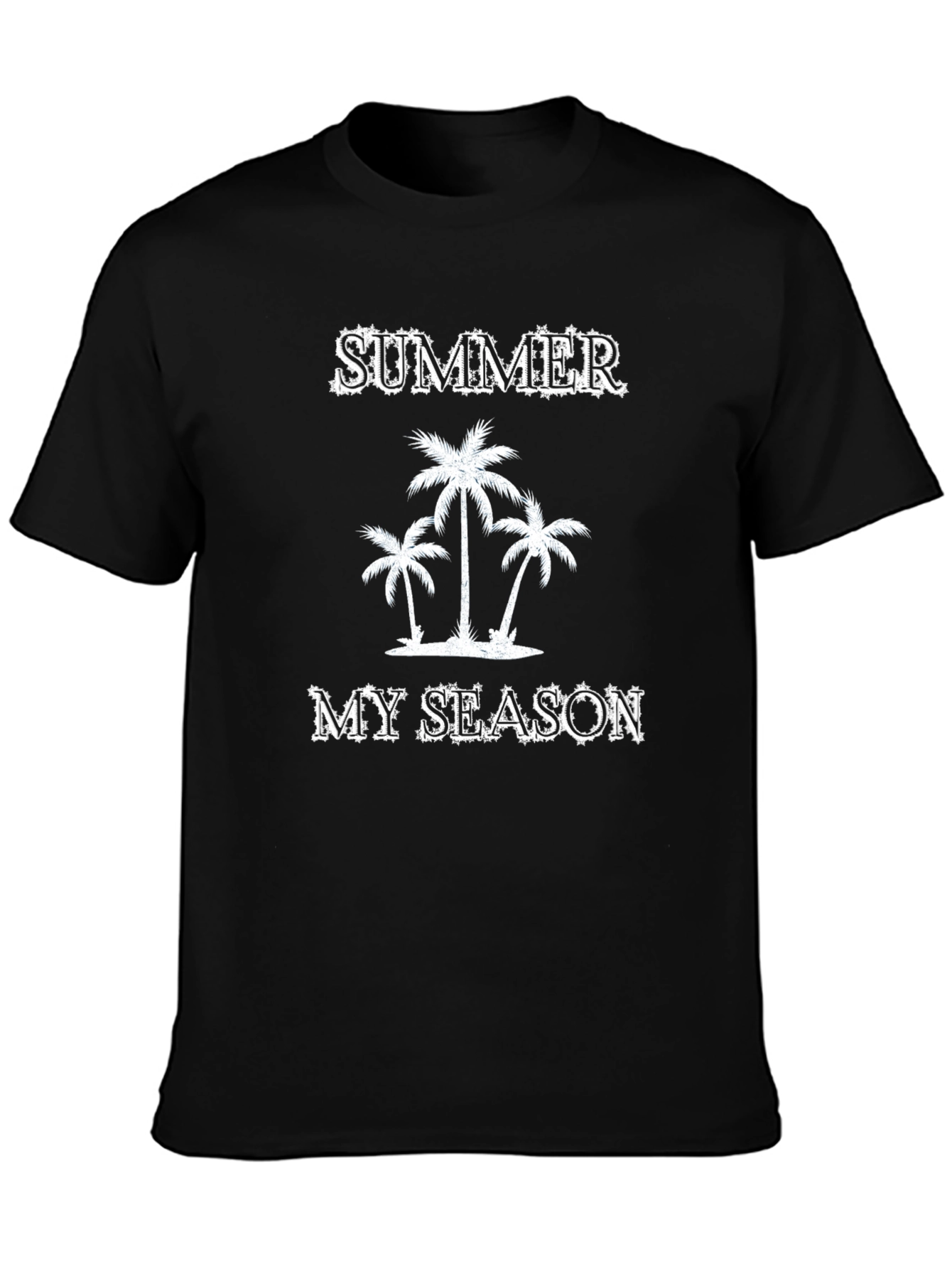 Summer My Season T-Shirt Black