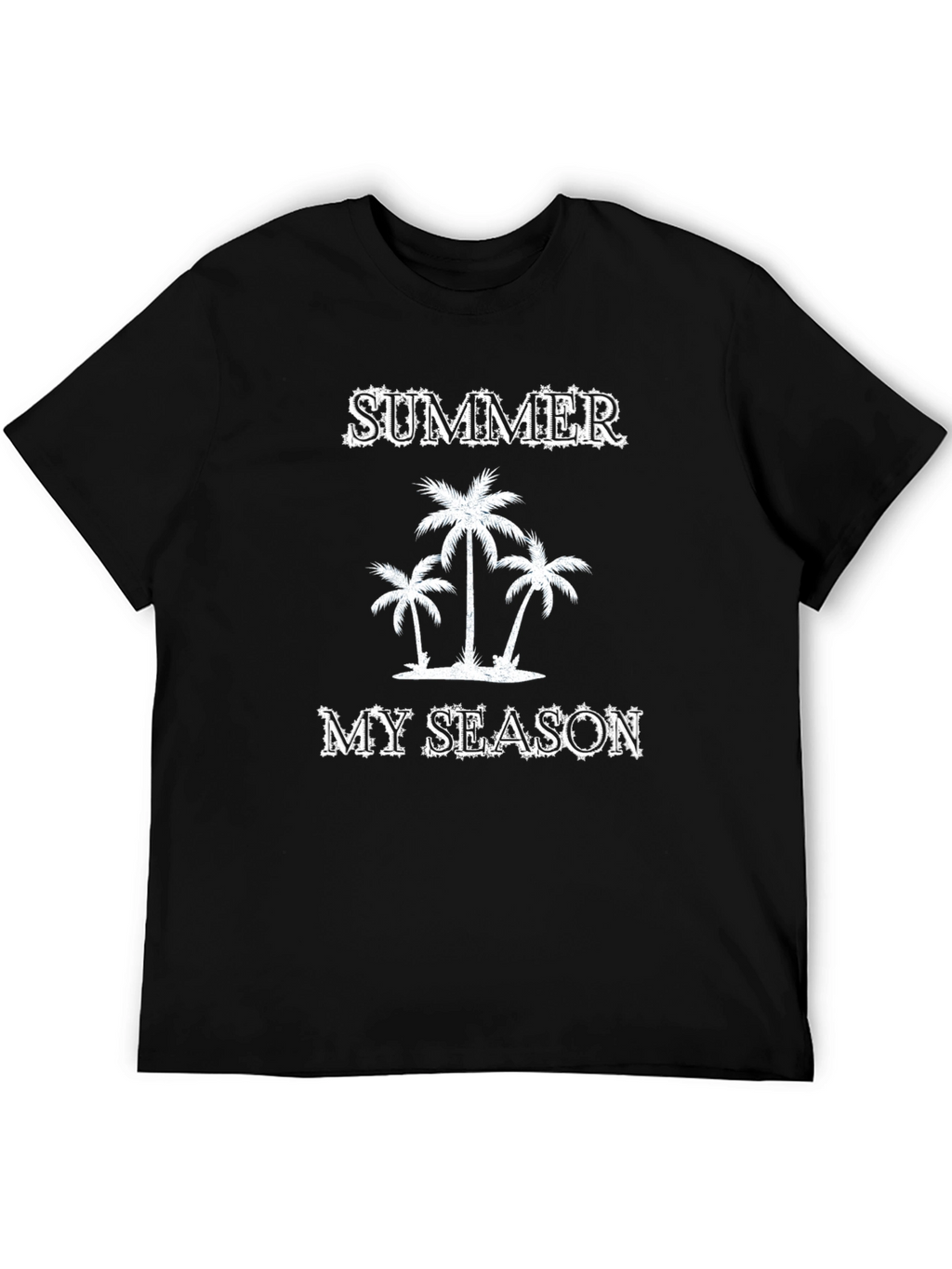 Summer My Season T-Shirt Black