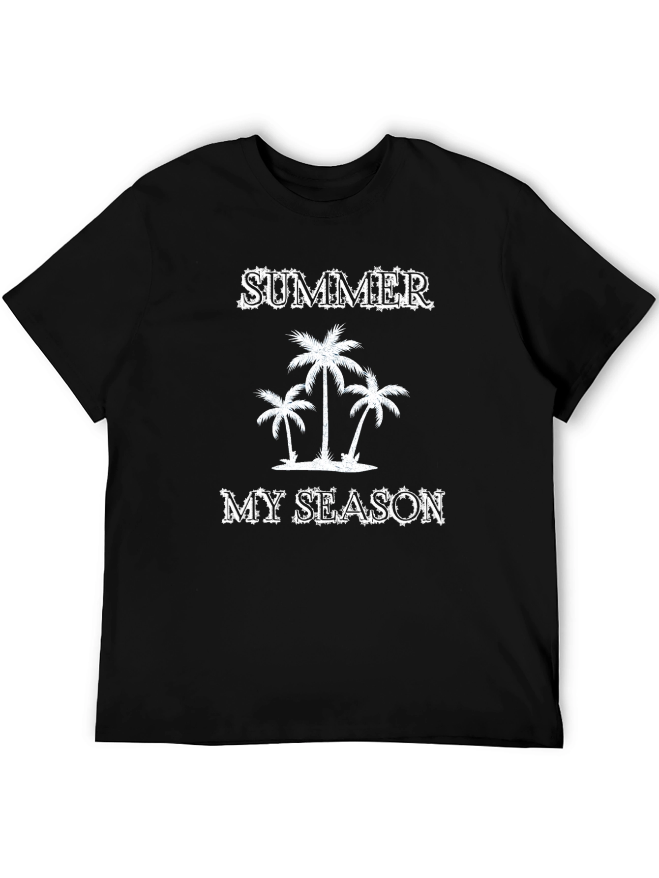Summer My Season T-Shirt Black