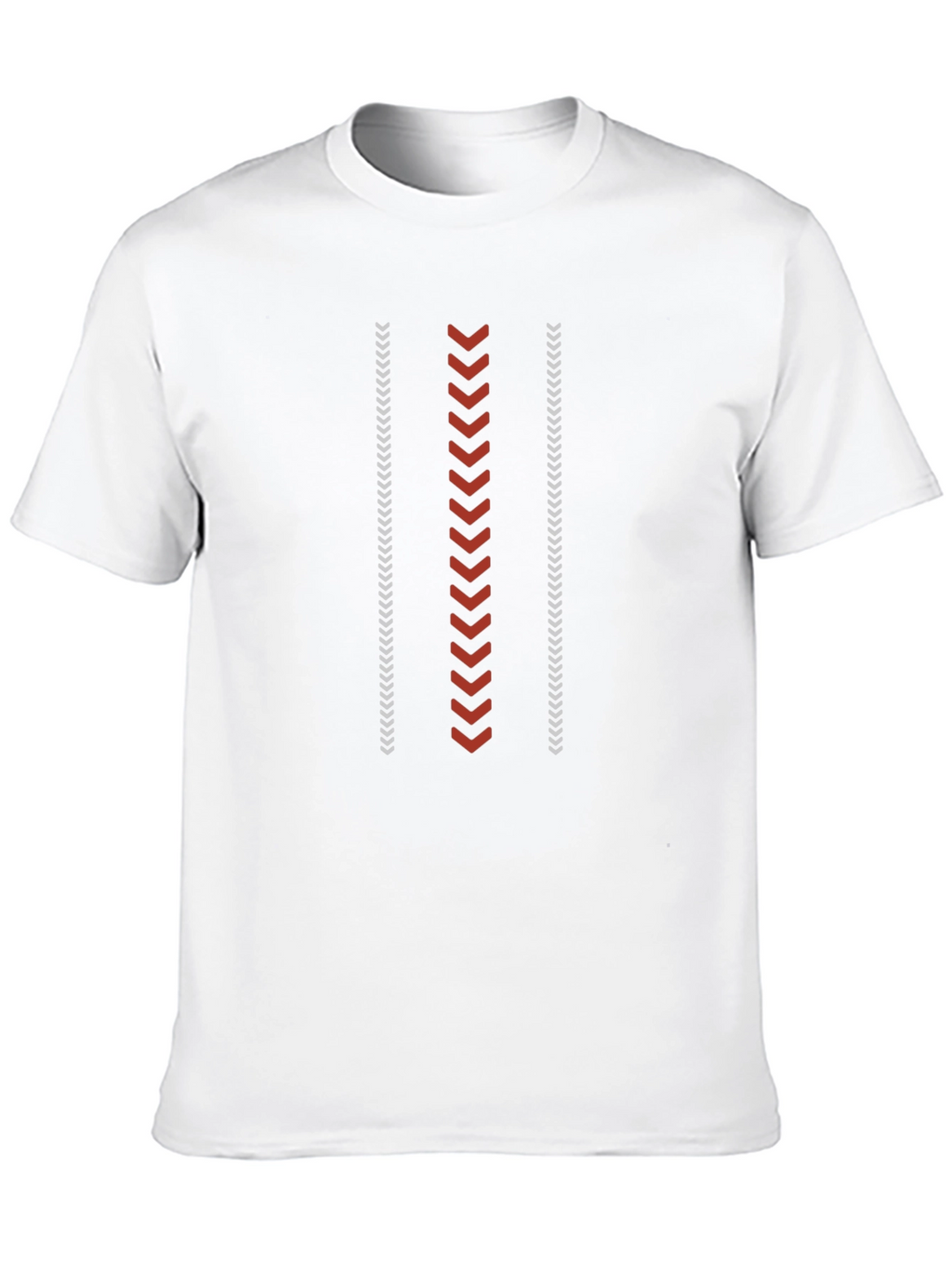 Mens Black T-Shirt with Arrow Print