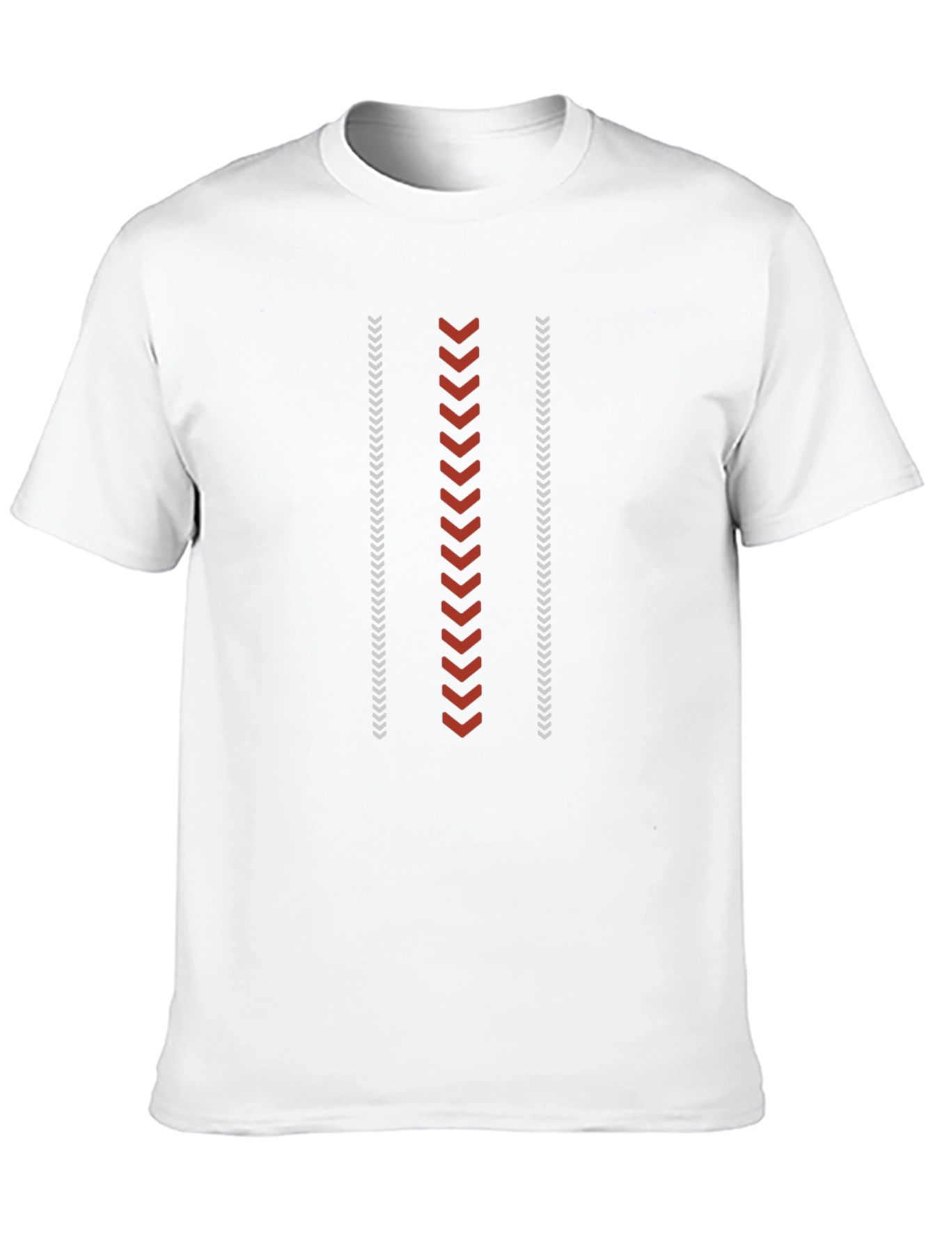 Mens Black T-Shirt with Arrow Print