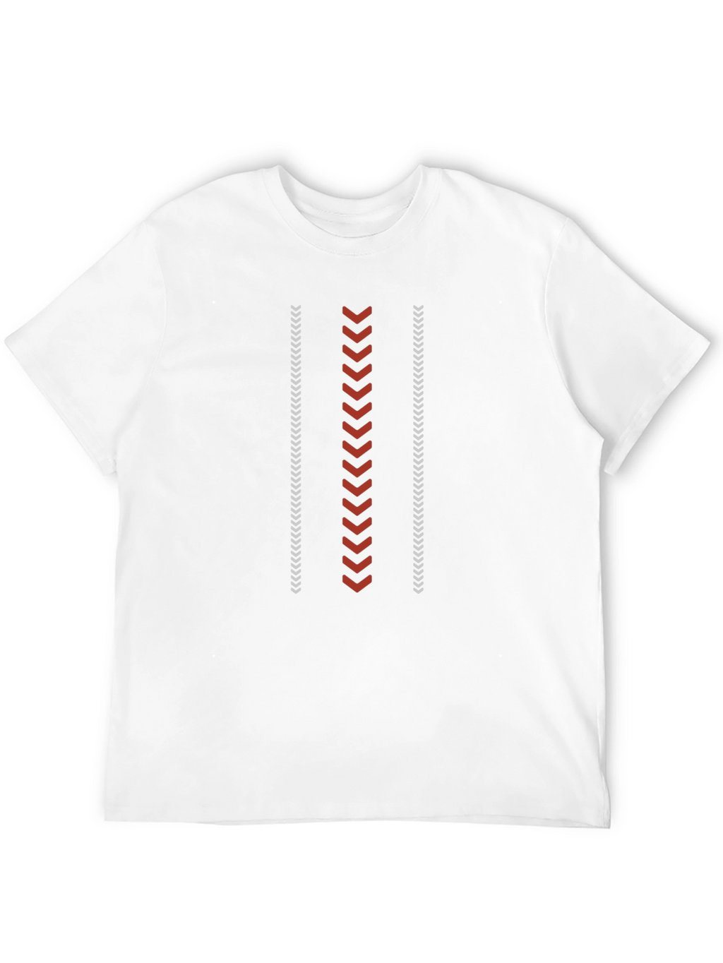 Mens Black T-Shirt with Arrow Print