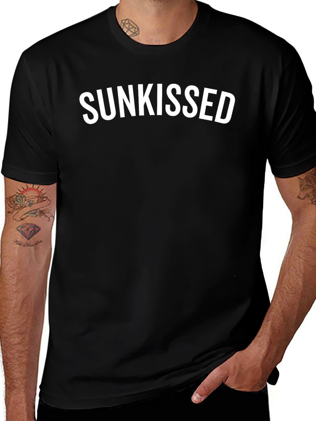 Sunkissed Black Graphic Tee