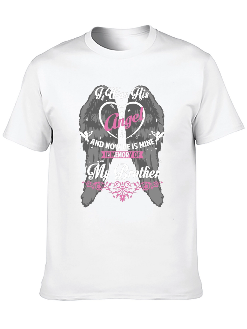 Memorial Brother Angel Wings T-Shirt